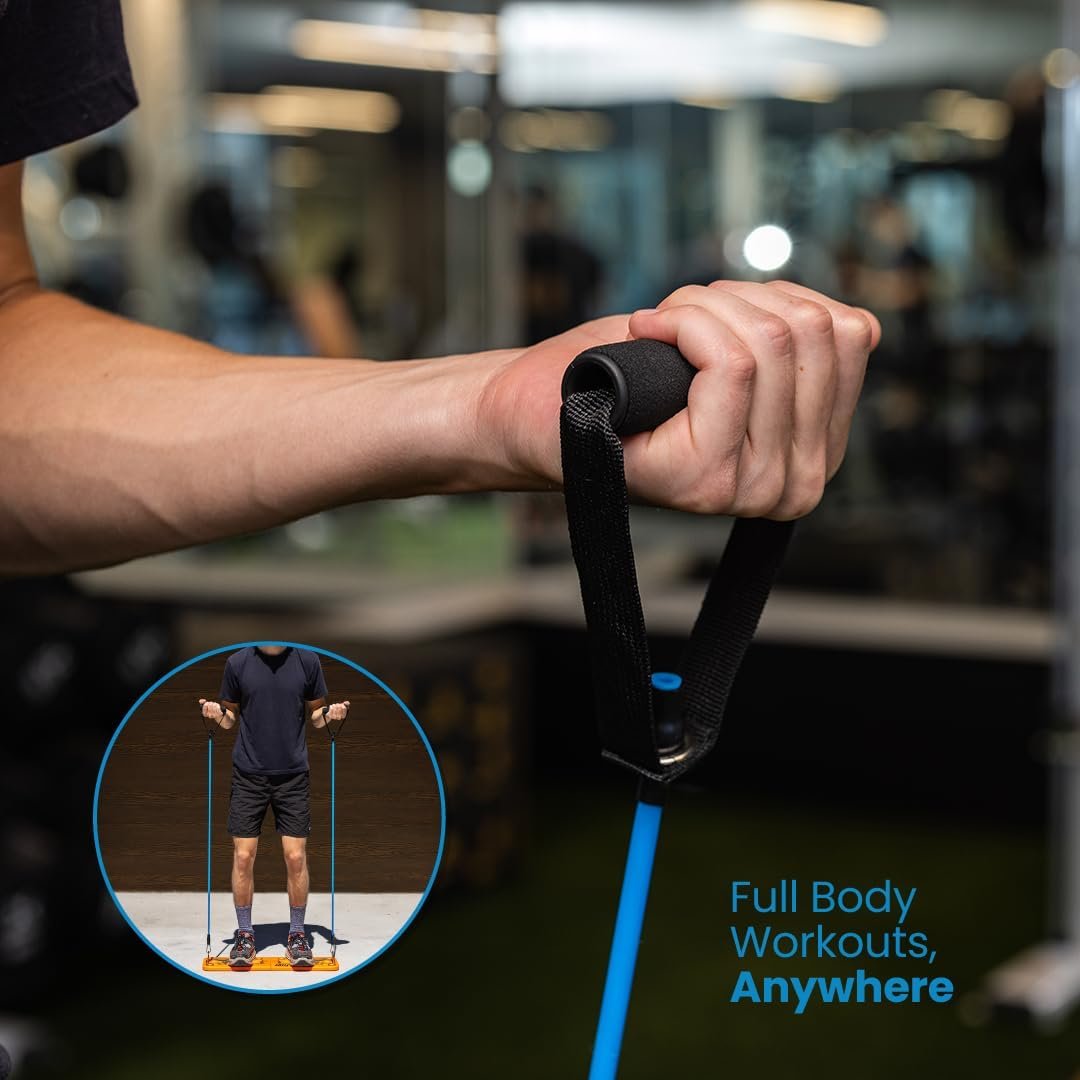 Push Up Board for Men and Women- Multifunctional Workout Equipment- Foldable Push Up Bar- Fitness Gym Equipment- Portable Board for Home Exercise and Workout- Push Up Board by Fitby - Image 7