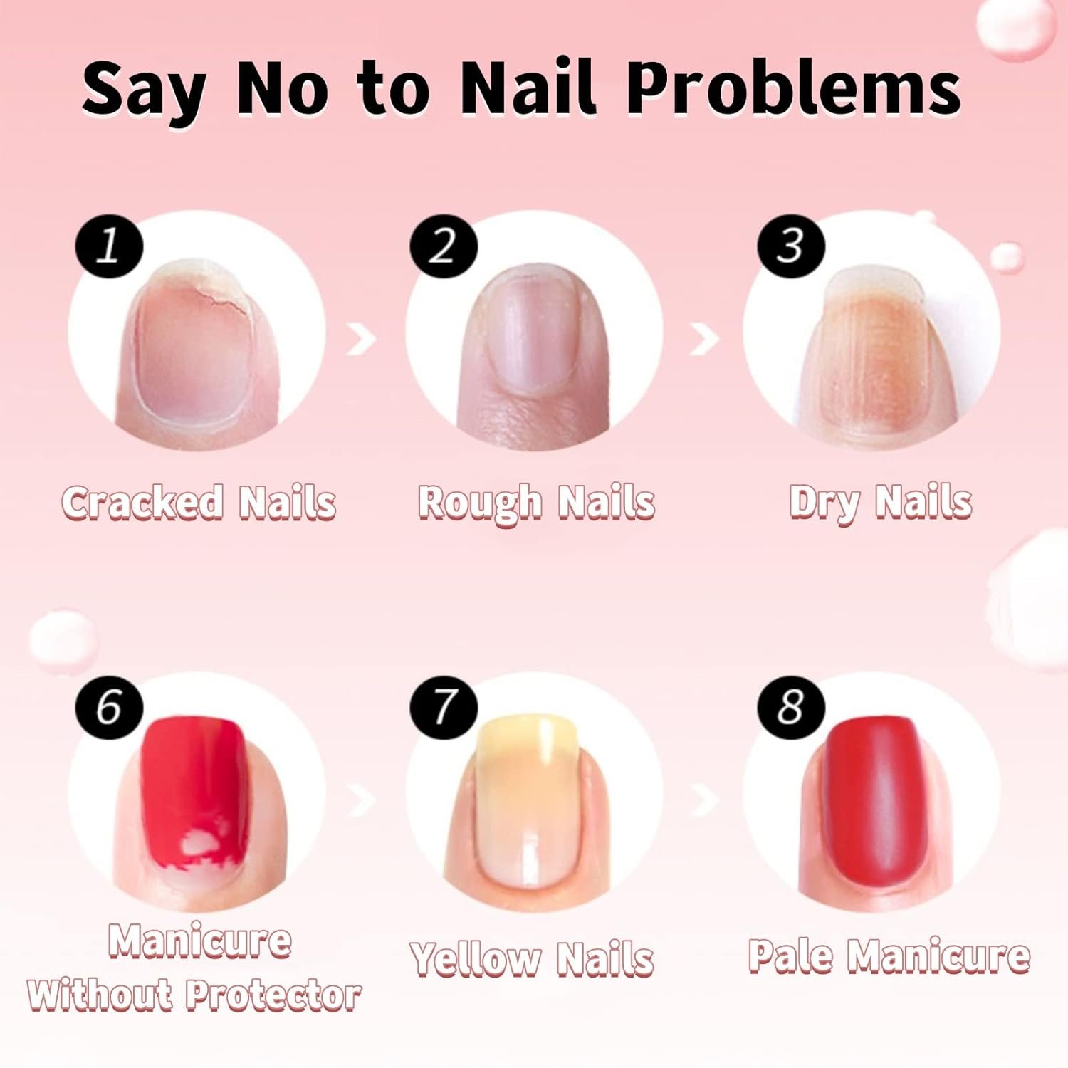 6Pcs Cuticle Oil for Nails, Cuticle Oil Pen Bulk, Moisturizing Cuticle Softner, Nail Growth Treatment, Cuticle Protectors, Nail Strengthener, Nail Care Set for Thin, Damaged, Cracked, Peeling Nails - Image 8