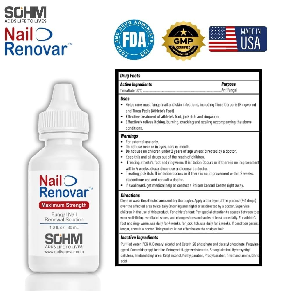 Toenail Fungus Treatment Extra Strength - FDA-Compliant,Made In USA-Toe Nail Fungus Treatments, Discolored or Brittle Nails -Nail Care Fl Oz 1.0 (30 ml) - Image 9
