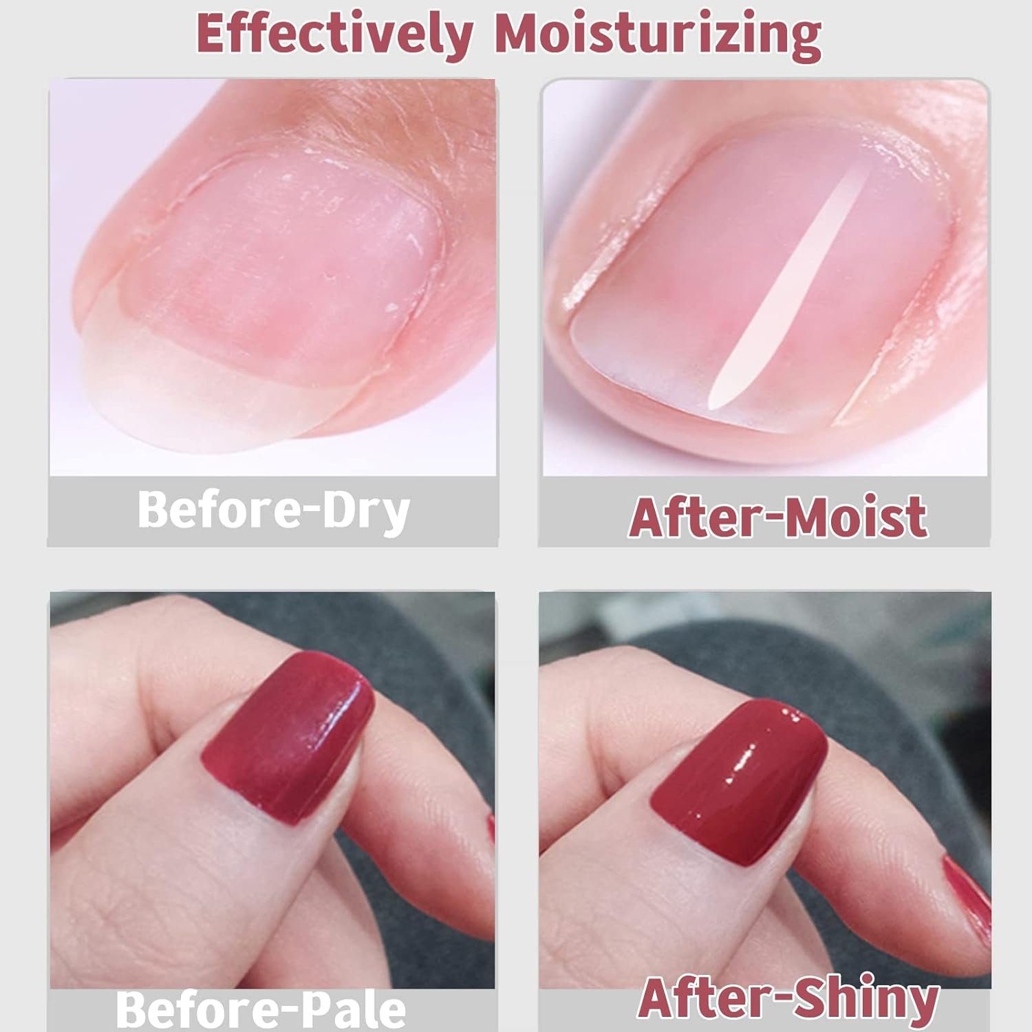 6Pcs Cuticle Oil for Nails, Cuticle Oil Pen Bulk, Moisturizing Cuticle Softner, Nail Growth Treatment, Cuticle Protectors, Nail Strengthener, Nail Care Set for Thin, Damaged, Cracked, Peeling Nails - Image 6