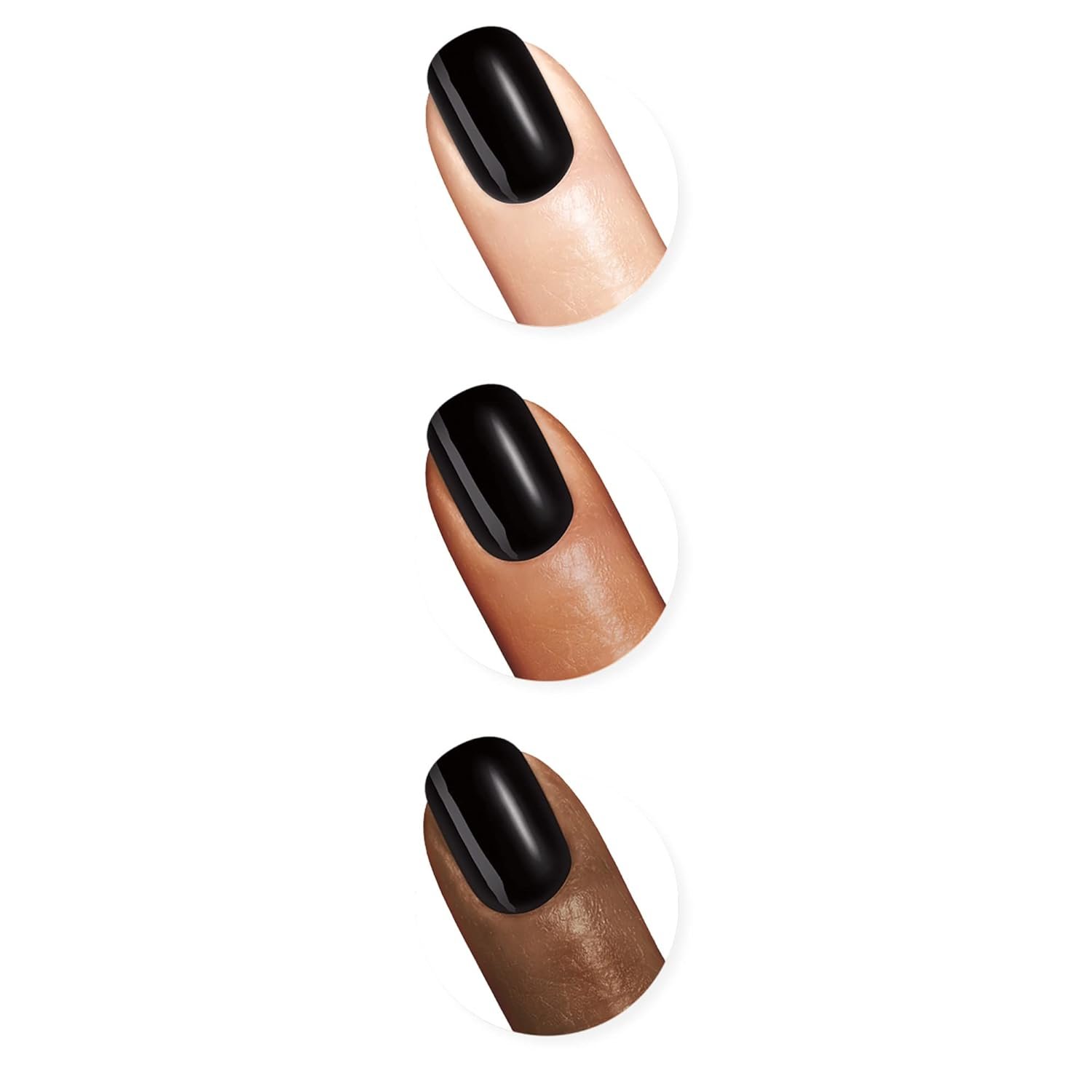 Sally Hansen Xtreme Wear Nail Polish, Streak-Free, Shiny Finish, Long-Lasting Nail Color, Black Out, 0.40 fl oz - Image 4