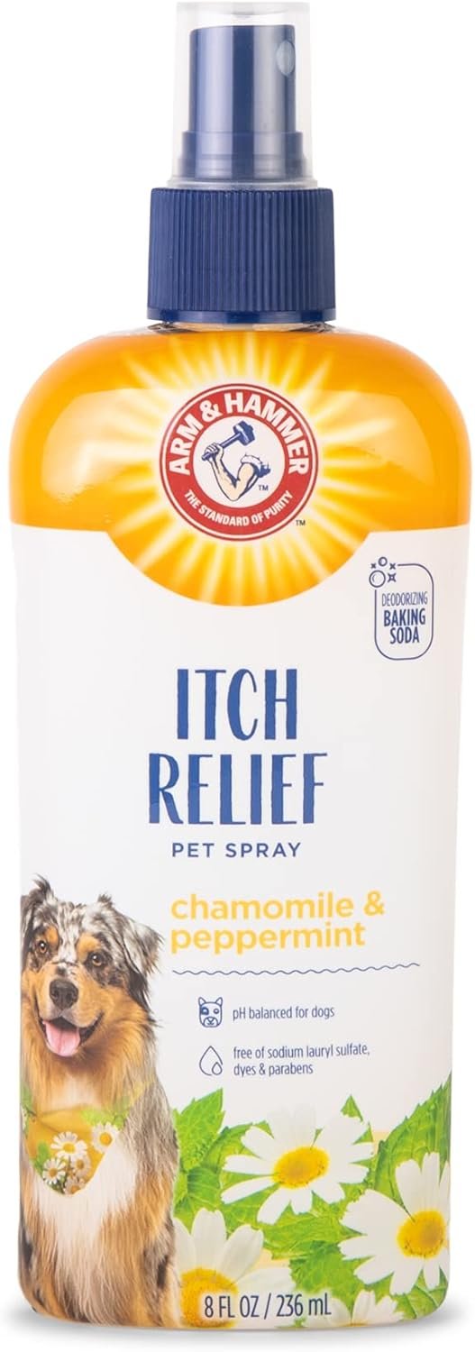 Arm & Hammer for Pets Itch Relief Spray for Dogs - Dog Itch Relief with Baking Soda Chamomile & Peppermint Scent - Professional Dog Skin Care Spray - Anti Itch Spray for Dog, Itchy Dog Skin Relief 8oz - Image 2