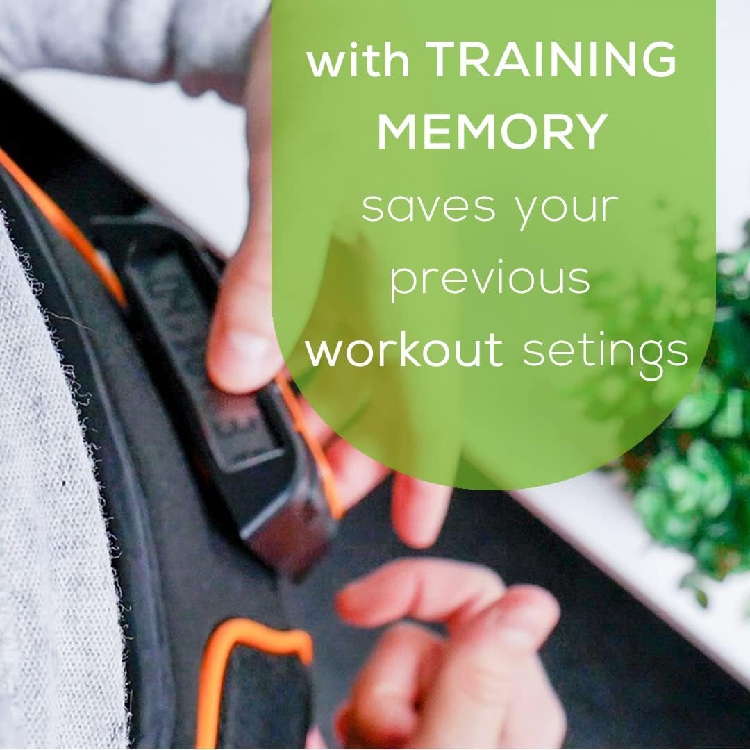 Beurer EM37 Abs Stimulator Toning Ab Belt, EMS Ab Machine with 40 Intensity Levels, Portable Ab Workout Equipment Belt Includes Reusable Water Electrodes and Batteries, Abdominal Exercise Machine - Image 7