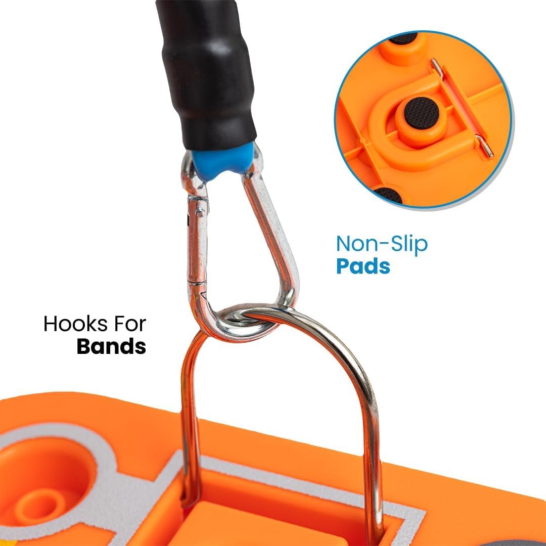 Push Up Board for Men and Women- Multifunctional Workout Equipment- Foldable Push Up Bar- Fitness Gym Equipment- Portable Board for Home Exercise and Workout- Push Up Board by Fitby - Image 6