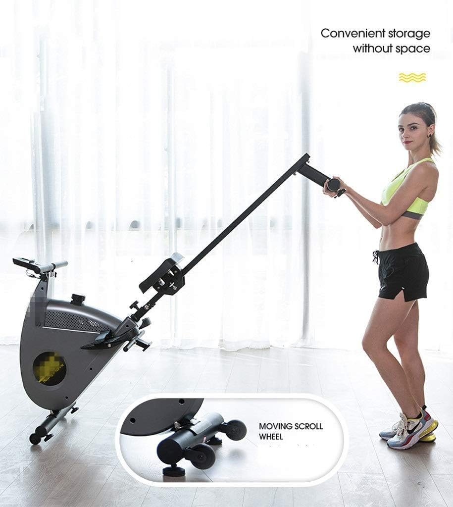 Rowing Machine Exercise Equipment Row Machines for Home Silent Folding Magnetic Rowing Machine Tension Resistance Exercise for Whole Body - Image 5