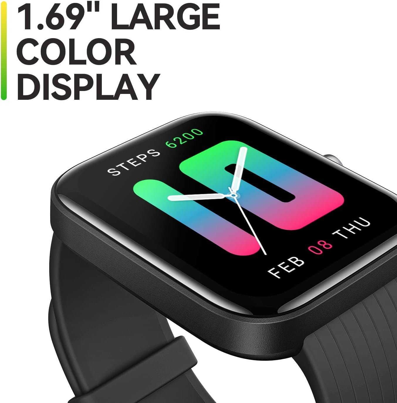 Amazfit Bip 3 Pro Smart Watch, Step Tracking, Heart Rate Monitor, Blood Oxygen Measurement, GPS, 14-Day Battery Life, Sleep Quality Analysis, Customizable Watch Faces (Black) - Image 10