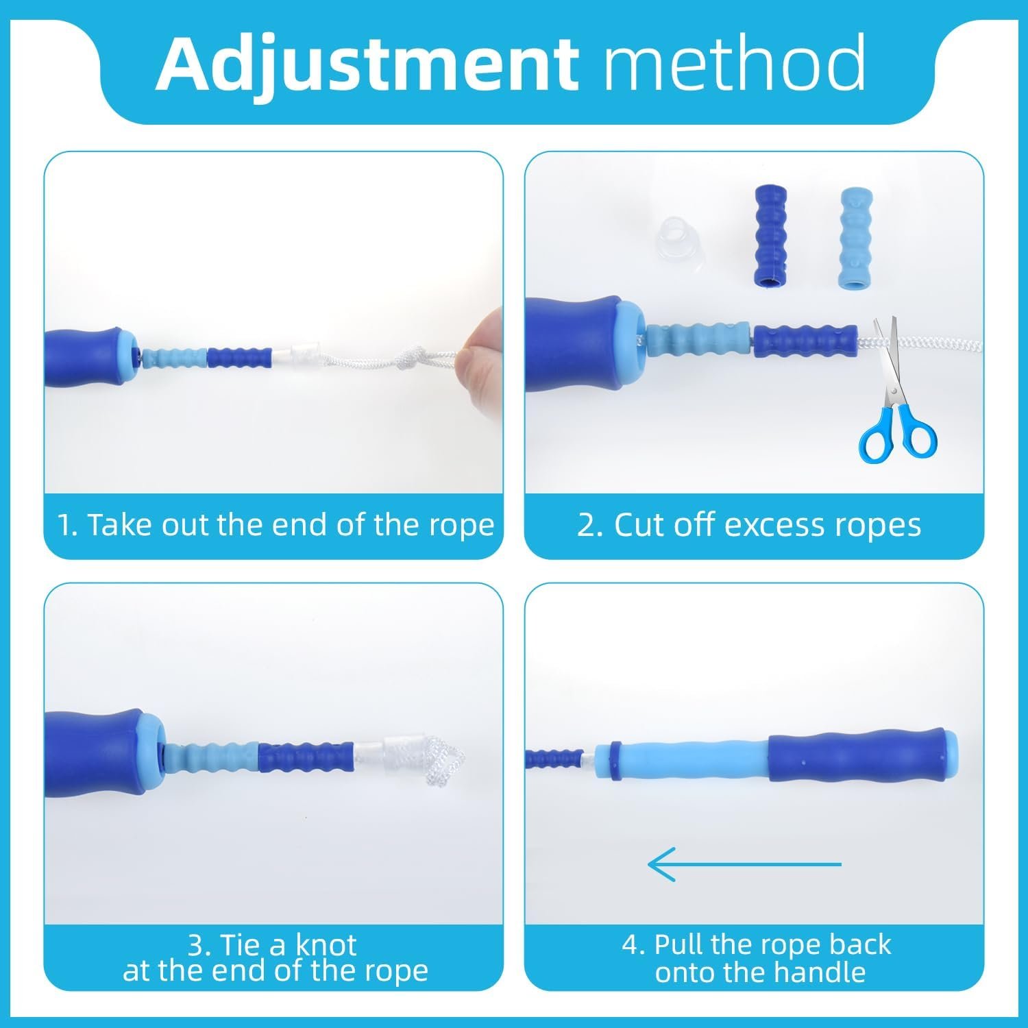 8 pack Jump Rope Skipping Rope for Rope Skipping, Speed Jump Rope for Exercise - Image 5