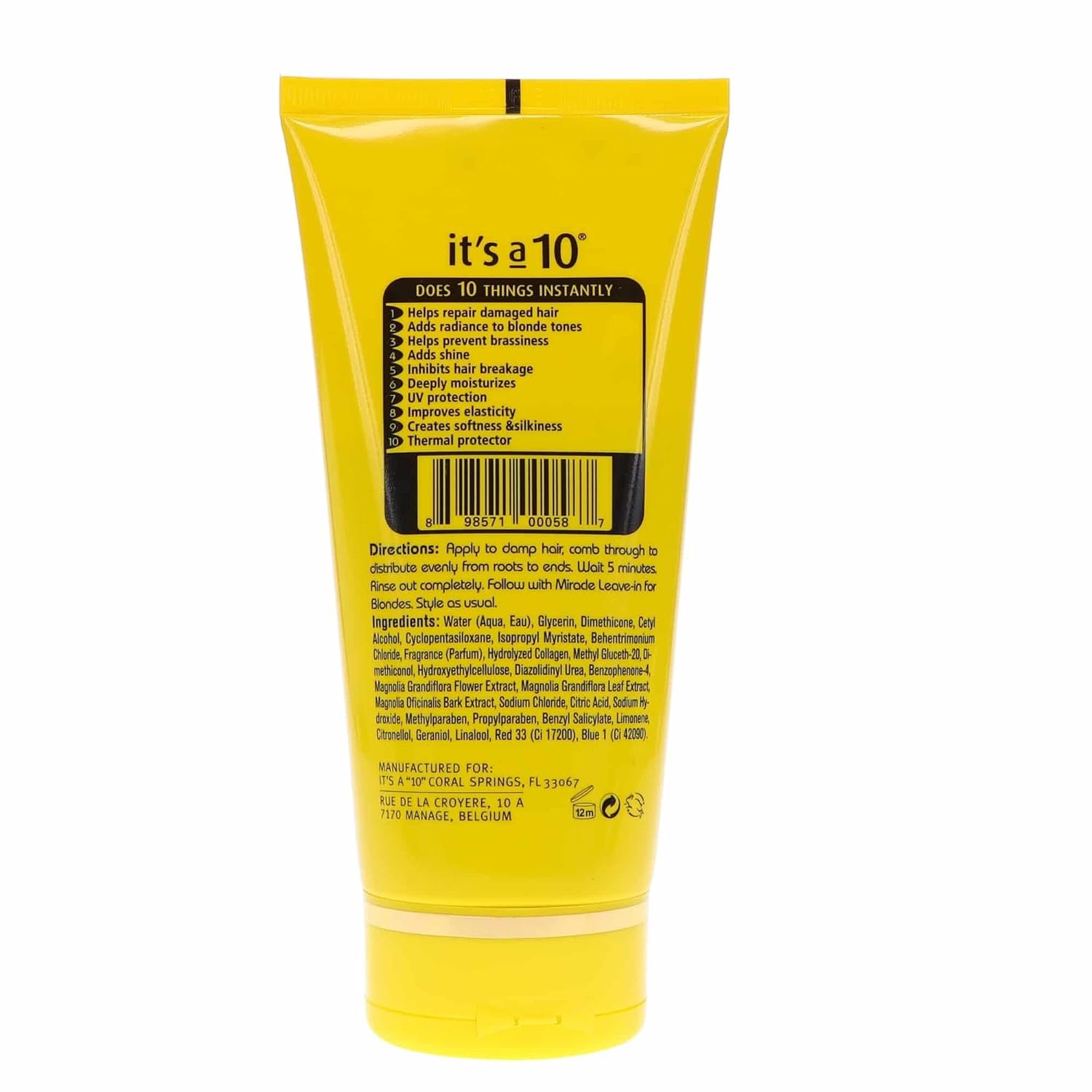 It's A 10 Miracle Five Minute Hair Repair Conditioner for Blondes, 5 Ounce - Image 3