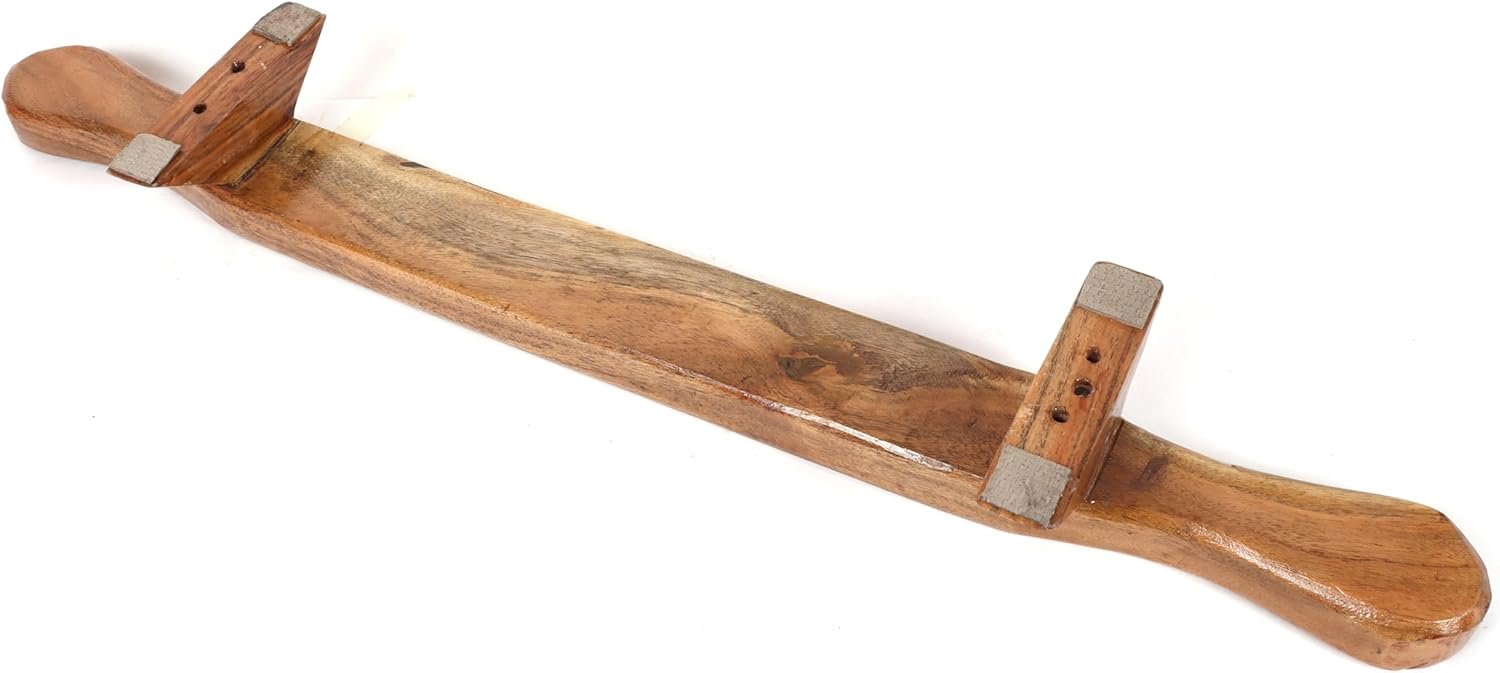 KNK SHENA PUSH UP BAR FITNESS INDIAN CLUB MEEL KARLA KATAI FITNESS DURABLE WOODEN EQUIPMENT - 2.5 Ft, Assorted - Image 6