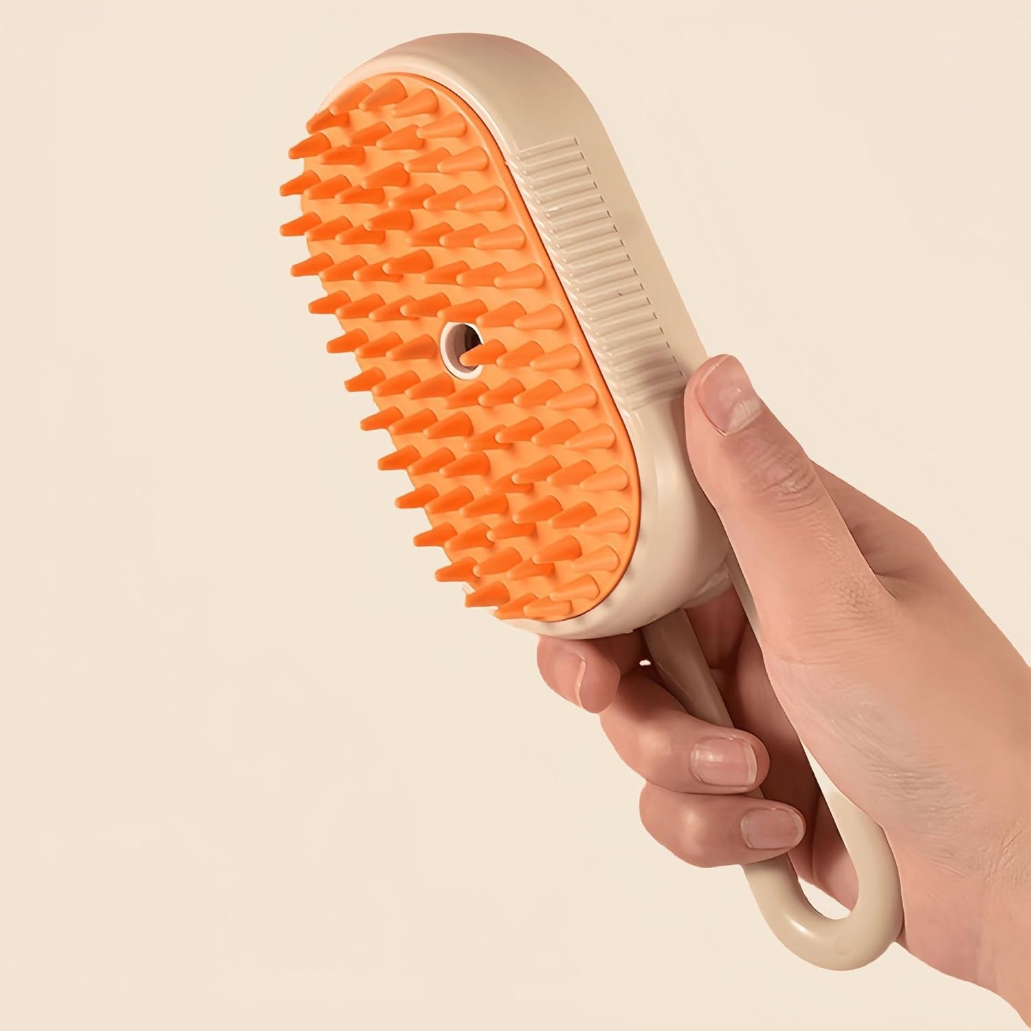Pet Hair Removal Steam Brush with Enhanced Spray - Long Comb Steamy Brush for Shedding - Cloud Care Water Brush for Long & Short Hair - Ideal for Indoor Cats & Dogs - Image 3