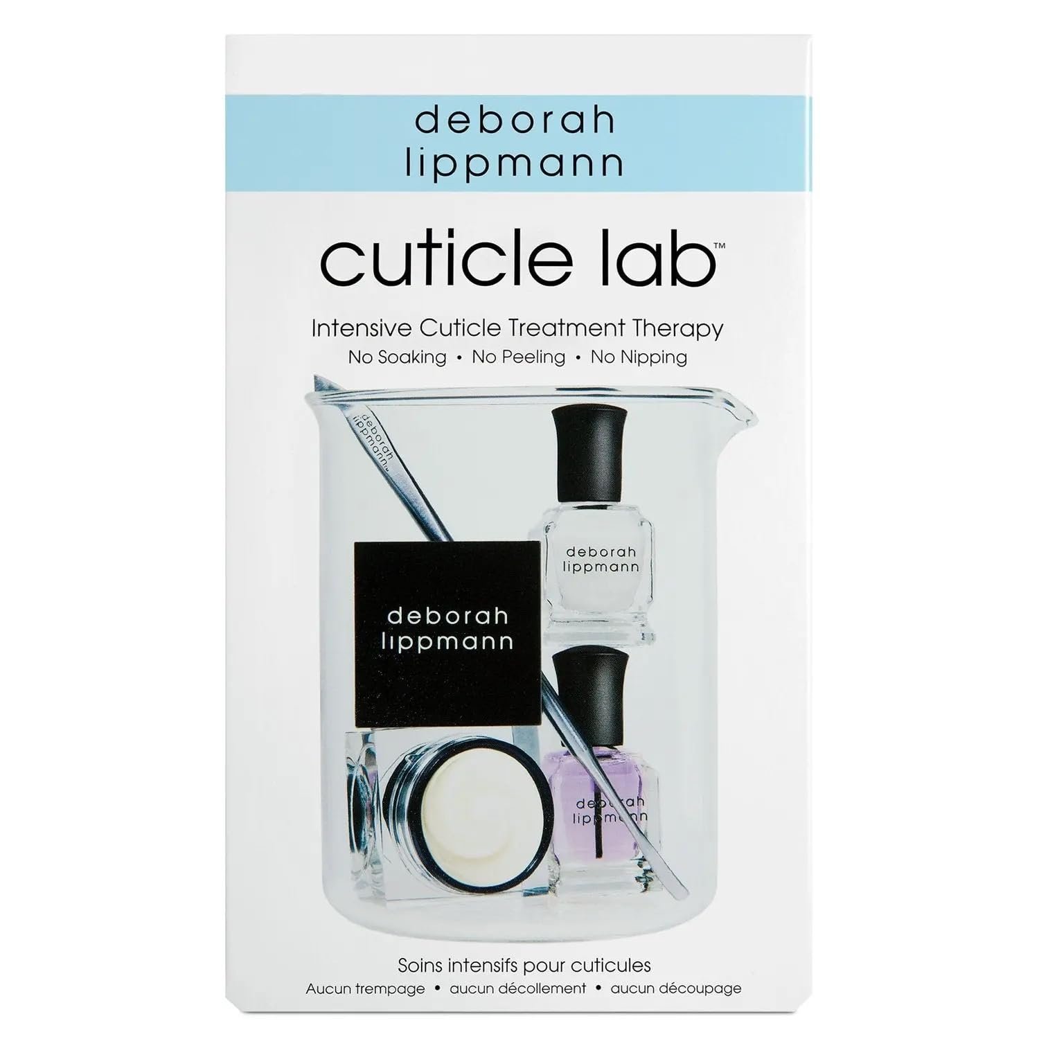 Deborah Lippmann Cuticle Lab | Cuticle Oil, Remover and Pusher with Repair Cream | No Soaking, No Peeling, No Nipping | 4-Piece Set - Image 2