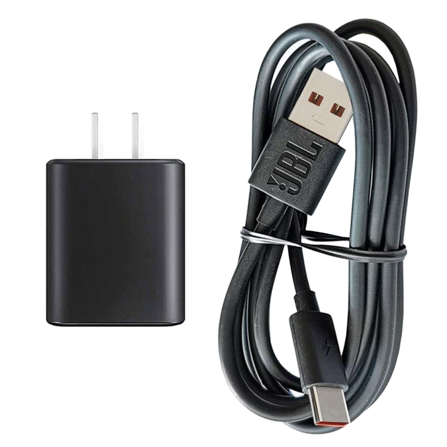 USB C Charger for JBL Charge 4, Charge 5, JBL Flip 6, Flip 5, JBL Clip 4, JBL Pulse 5, Pulse 4, JBL GO 3, JRPOP, Endurance Peak II, JBLCHARGE4BLKAM Wireless Bluetooth Earphones Speakers (Suit/Black) - Image 2