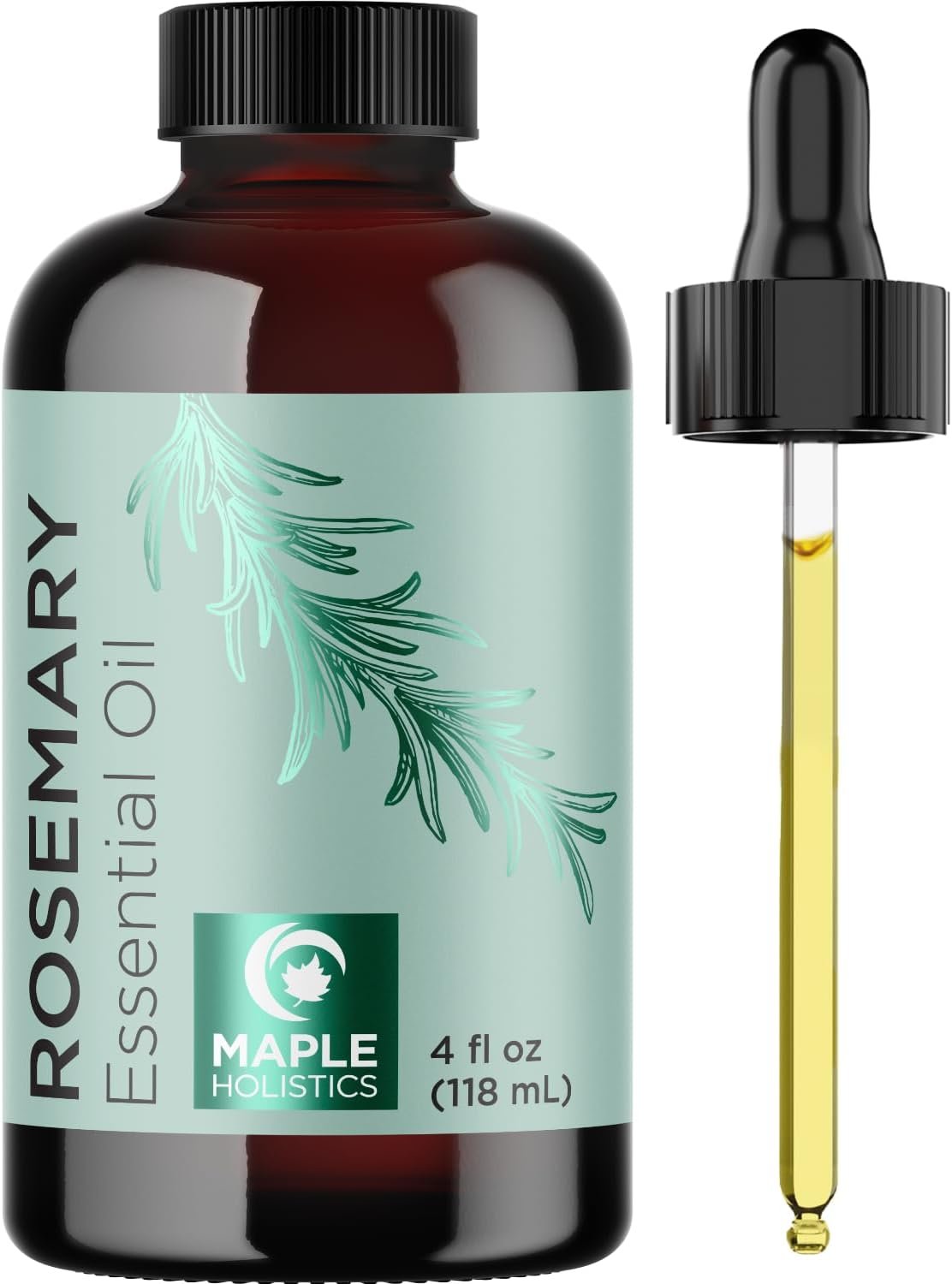 Pure Rosemary Essential Oil with Dropper - Undiluted Rosemary Oil for Hair Skin and Nails and Refreshing Aromatherapy Oil for Diffusers - Rosemary Essential Oil for Cleansing Dry Scalp Care 4oz - Image 9