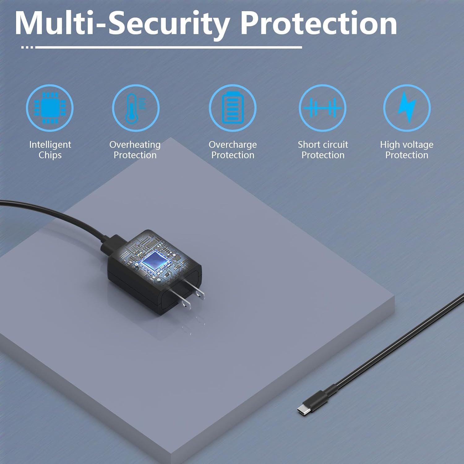 USB C Charger Cord for JBL Charge 4 5 JBL Flip 5 6 Clip 4 Pulse 4 GO 3 Extreme 3 Tuner 2 JR POP Endurance Peak 2 Wireless Bluetooth Speaker Earphones Type C AC Adapter Cable Replacement 6.5FT kkkk - Image 5