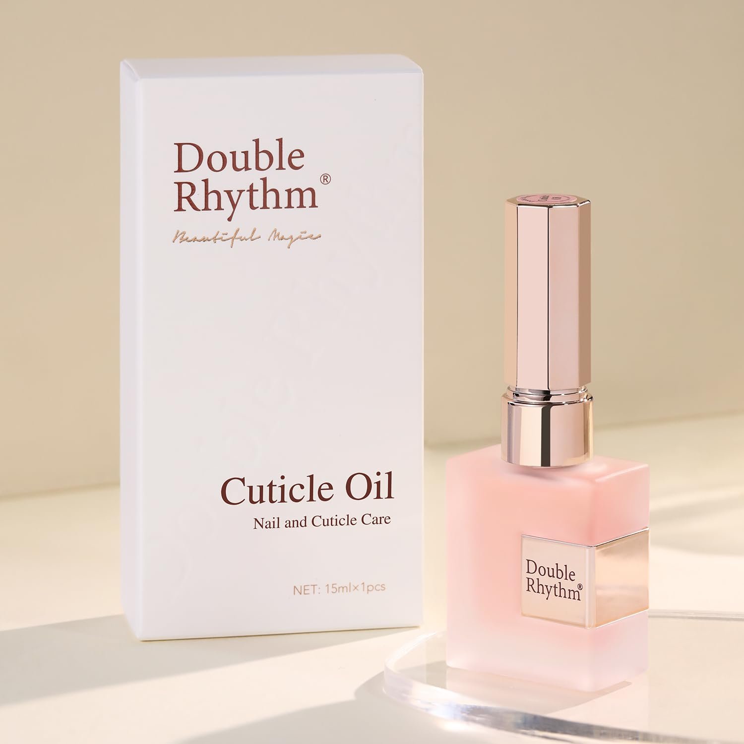 Double Rhythm Natural Cuticle Oil Revitalizing Cuticle Oil for Nails with Vitamin E Repaired Cuticles Overnight Cuticle Softener Nail Strengthener Protector for Damaged Dry Thin Nail - Image 2