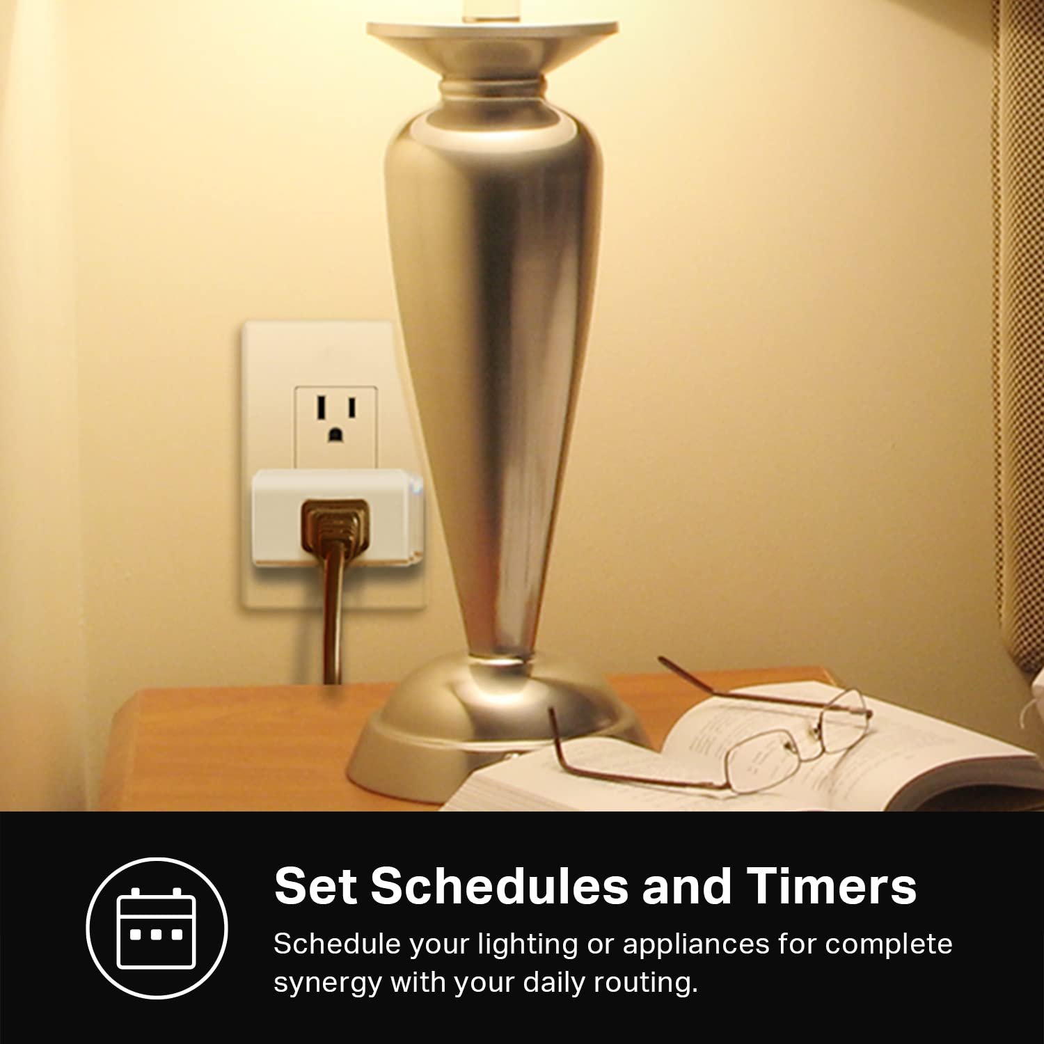 Kasa Smart KP125P2 Plug Mini 15A, Apple HomeKit Supported, Smart Outlet Works with Siri, Alexa & Google Home, No Hub Required, UL Certified, Scheduling, Timer, 2.4G WiFi Only, 2-Pack, White - Image 7