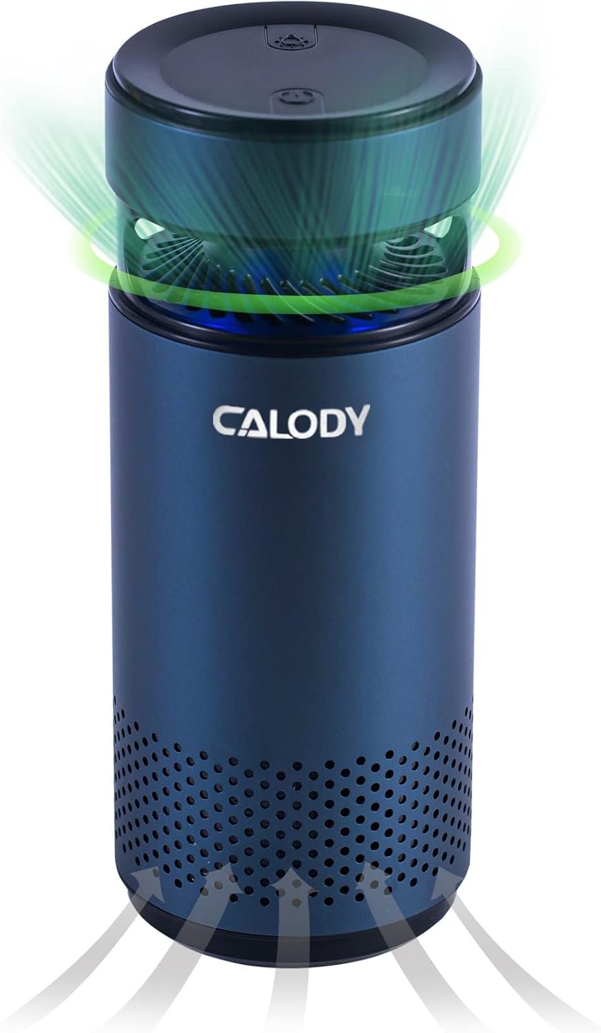 CALODY Car Air Purifier, Updated Mini Air Purifier Battery Powered, Air Purifiers for Bedroom Home with H13 True HEPA Filter for Allergies, HEPA Air Purifier for Car Traveling Bedroom Office - Image 2