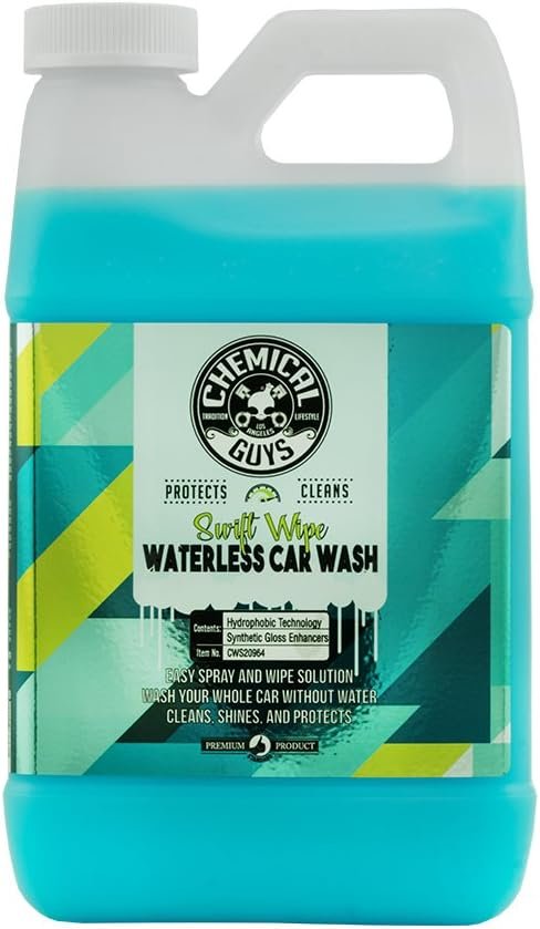 Chemical Guys CWS20964 Swift Wipe Sprayable Waterless Car Wash, Easily Clean - Just Spray & Wipe, Safe for Cars, Trucks, Motorcycles, RVs & More, 64 fl. Oz (Half Gallon) - Image 2