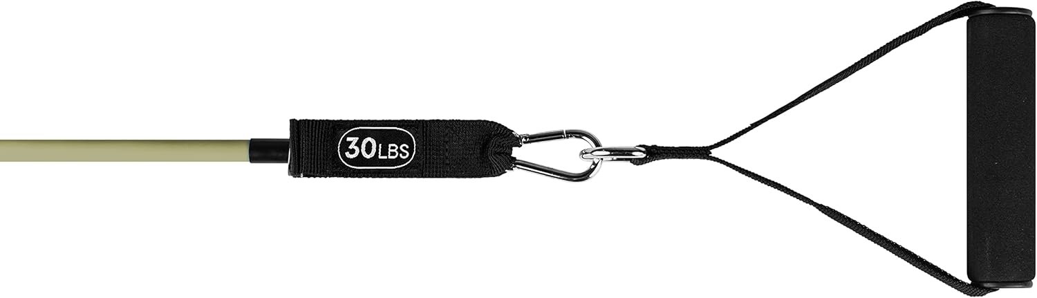 Retrospec Train Resistance Bands Set (5pc) Workout Bands w/Handles, Door Anchor, Carry Bag for Women & Men - Image 5