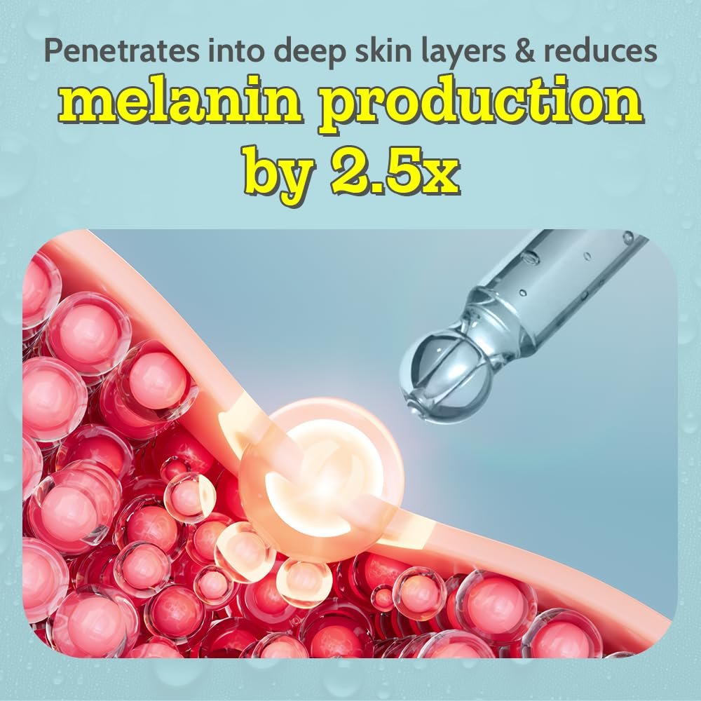 10% Vitamin C Face Serum |Brightens & Gives Glow |Fades Dark Spots |Treats Hyperpigmentation| Balances Melanin Production | Ethyl Ascorbic Acid & Glucosamine | For All Skin Types 30ml - Image 5