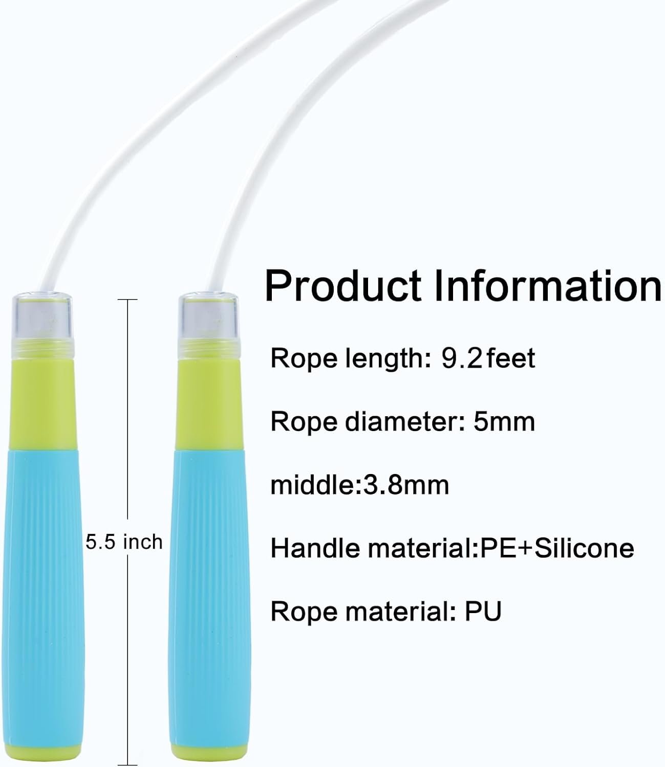 jump rope for kids women and men,Lightweight jump rope with double ball bearing system, Adjustable Tangle-Free Fitness Skipping Ropes with Silicone Comfortable Grips - Image 4