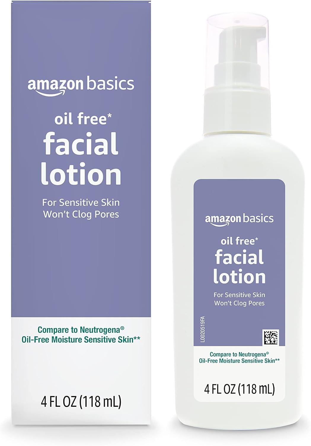 Amazon Basics Oil-free Facial Moisturizer for Sensitive Skin, Fragrance Free, 4 Fluid Ounce (Previously Solimo) - Image 2