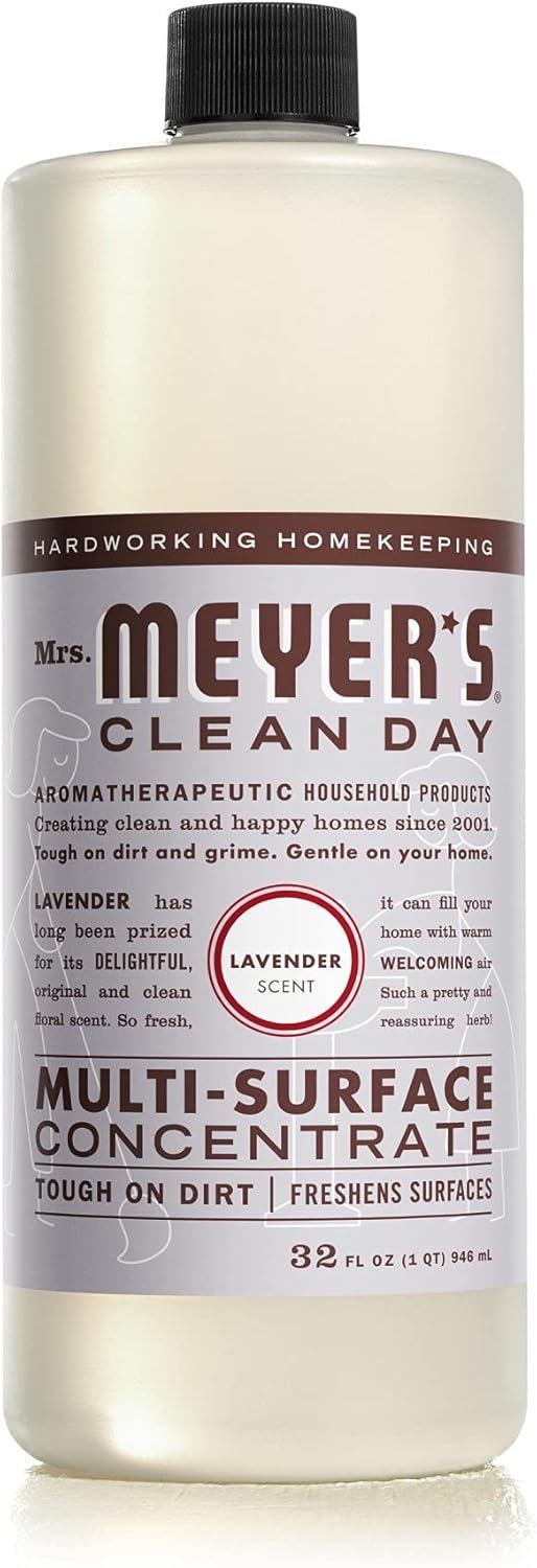 MRS. MEYER'S CLEAN DAY Multi-Surface Cleaner Concentrate, Use to Clean Floors, Tile, Counters, Lavender, 32 fl. oz - Image 2