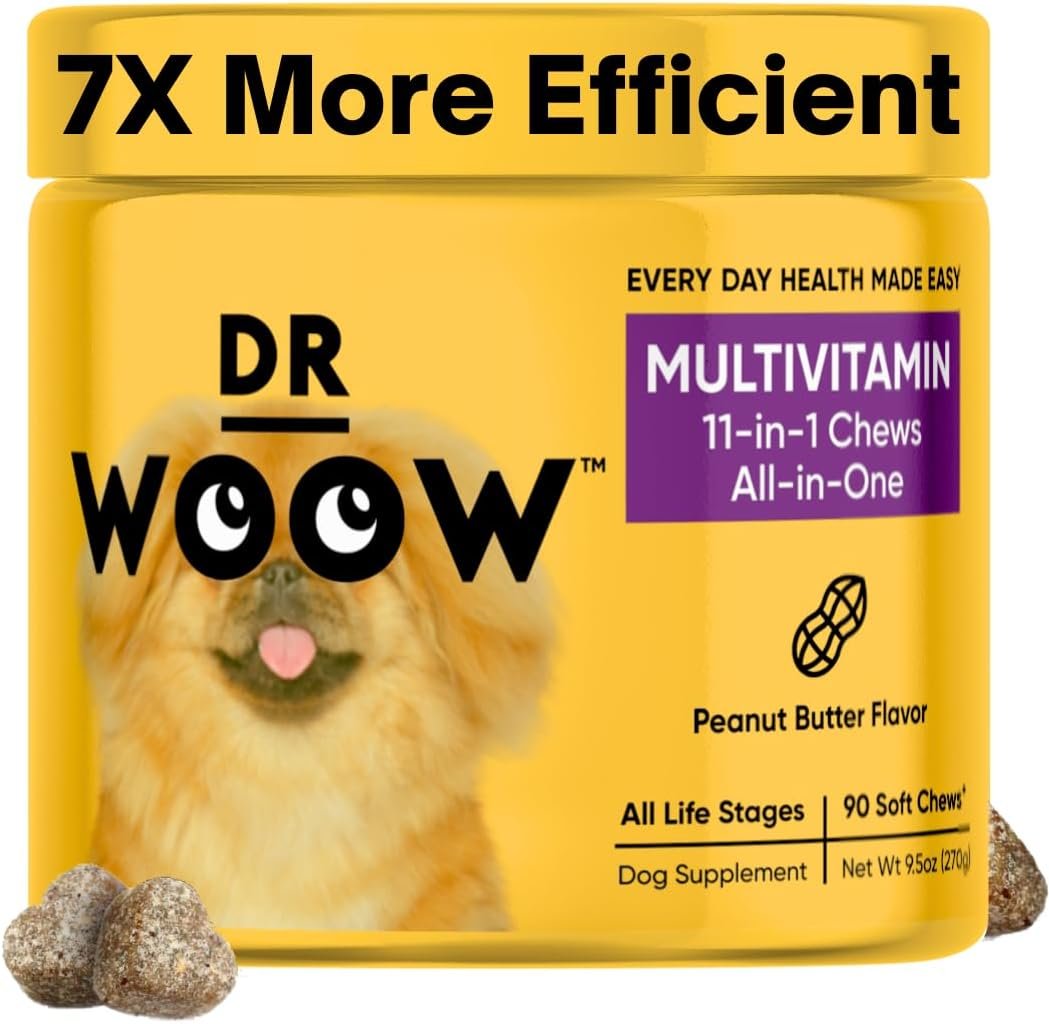 Multivitamins for Dogs - Everyday Vitamins for Dogs | Gut Immune Health, Joint Heart Eye Support | Dog Supplements Glucosamine Chondroitin, Digestion Probiotics, Omega 3 Fish Oil | 90 Ct - Image 2