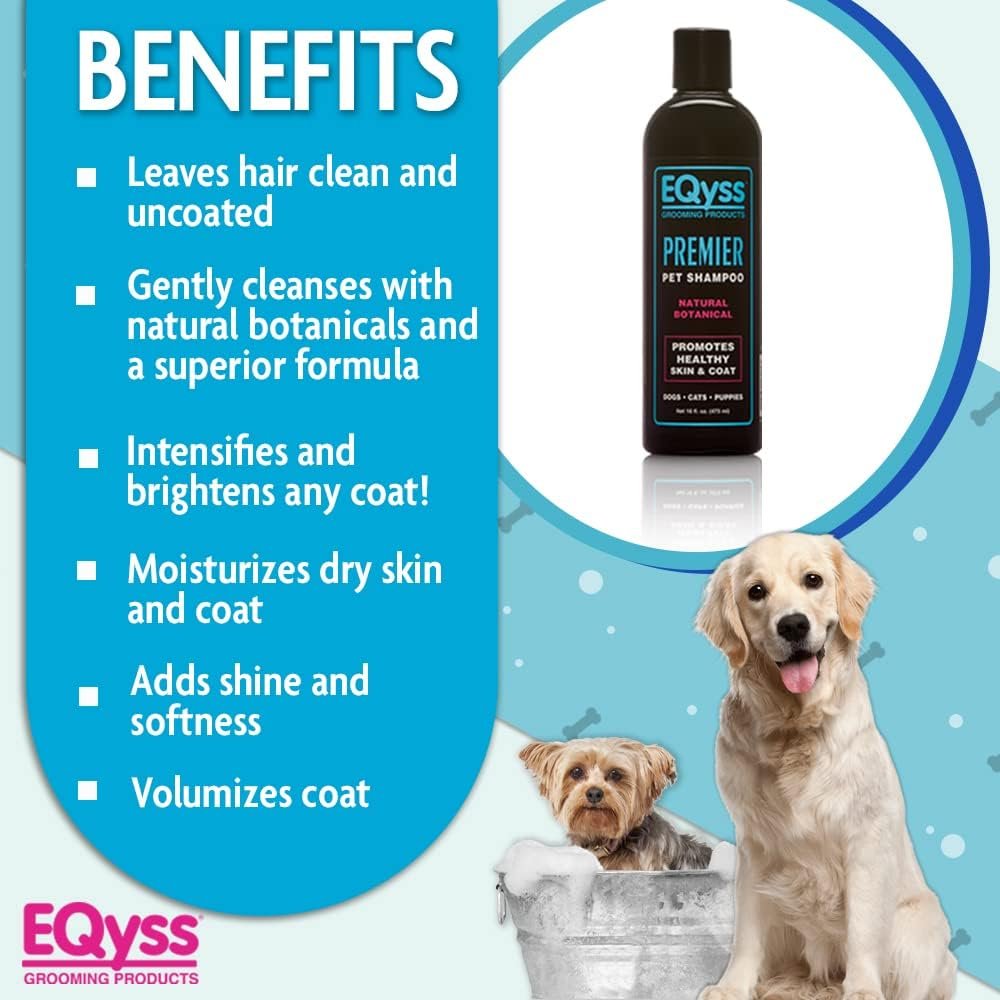 EQyss Premier Pet Shampoo - Cleanses & Moisturizes Coat, Adds Volume, Intensifies Colors, Residue-free Finish - For All Dogs, Cats, Puppies (16 oz) - Image 4