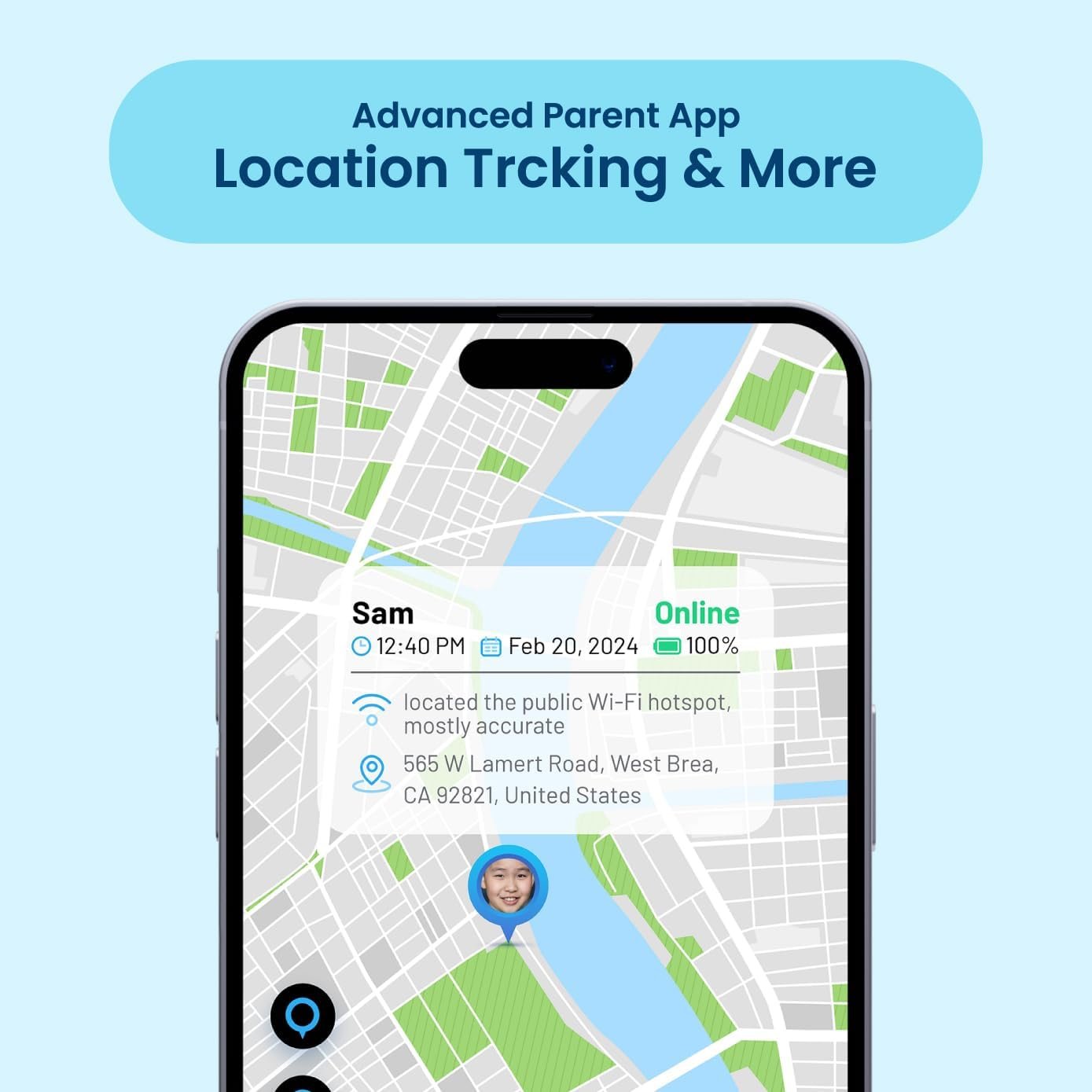 TickTalk5 LTE Kids Smart Watch with GPS Tracker, Phone Watch, Advanced Parental Controls, Video & Voice Calls, Text, School Mode, Free Music, SOS & 911, Safety Alerts, Pre-Installed SIM - Image 5