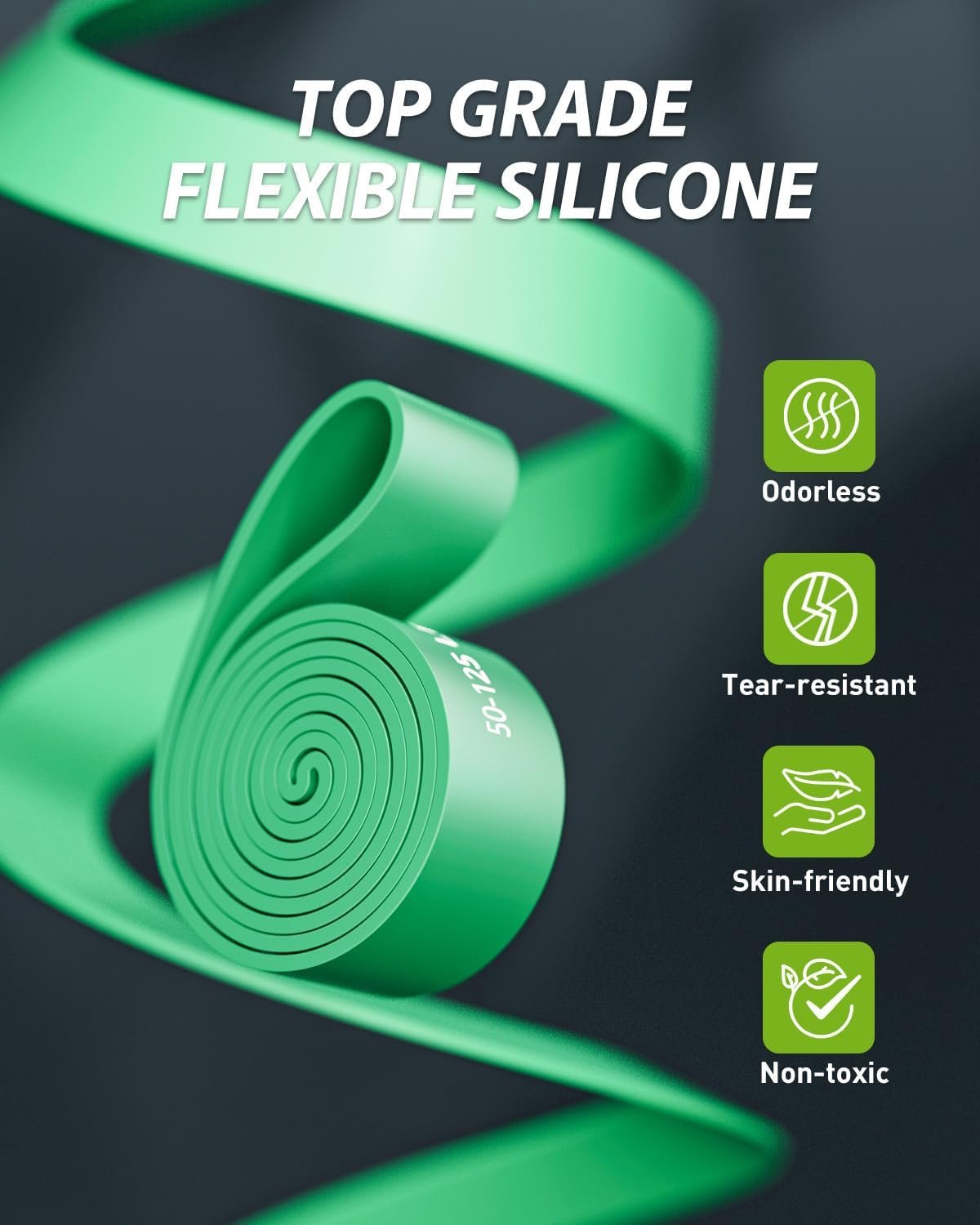 Resistance Bands, Pull Up Exercise Bands, Workout Bands for Fitness Training, Body Stretching, Physical Therapy, Muscle Training - Image 4