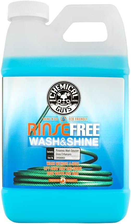 Chemical Guys CWS88864 Rinse-Free Car Wash & Shine Rinseless Soap (Use with Bucket), Safe for Cars, Trucks, SUVs, Motorcycles, RVs & More 64 fl oz (Half Gallon) - Image 2