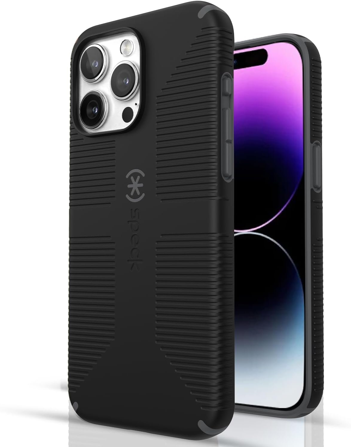 Speck MagSafe Case for iPhone 15 Pro Max - Drop & Camera Protection, Soft-Touch Secure Grip, Wireless Charging Compatible, Fits All 6.7 Inch Models Including iPhone 14 & 13 Pro Max - Grip Black - Image 2