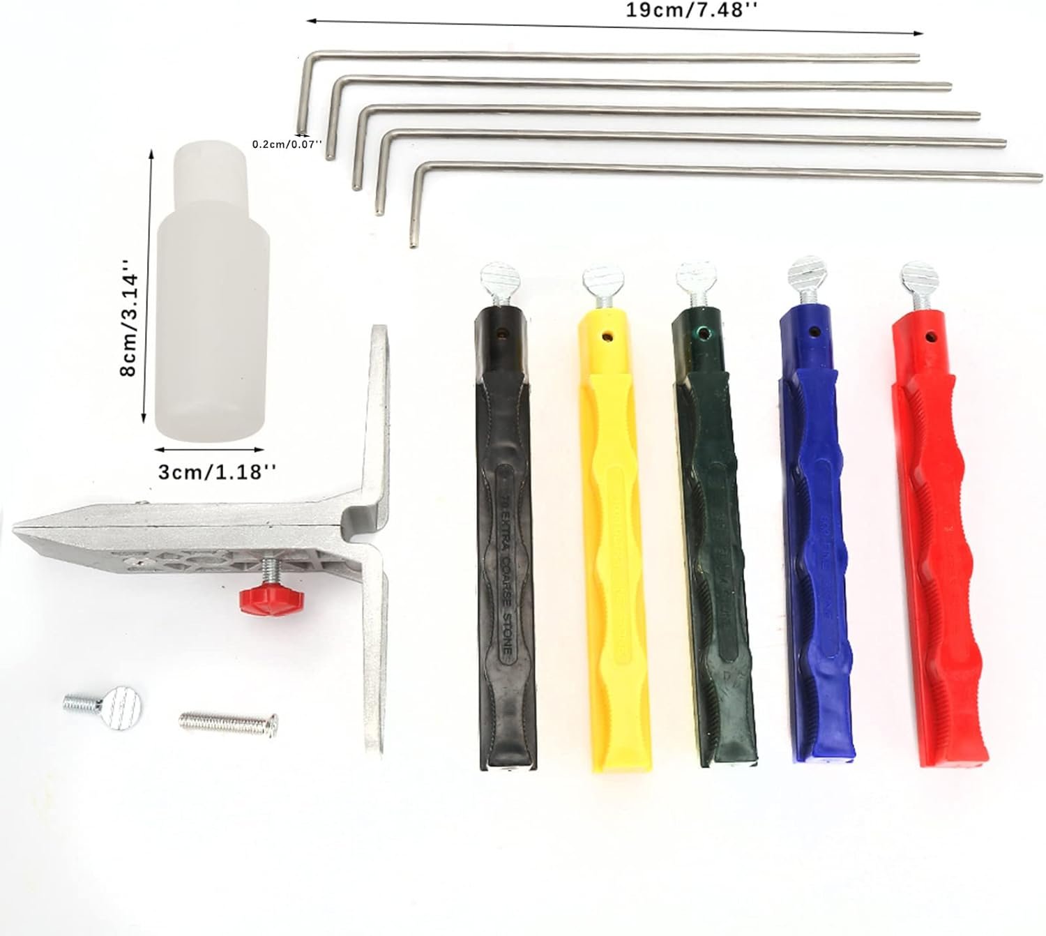 Professional Knife Sharpener, Fix angle Knife Sharpener Kit Kitchen Sharpening System Kitchen Sharpening Kit for Chef Home - Image 4