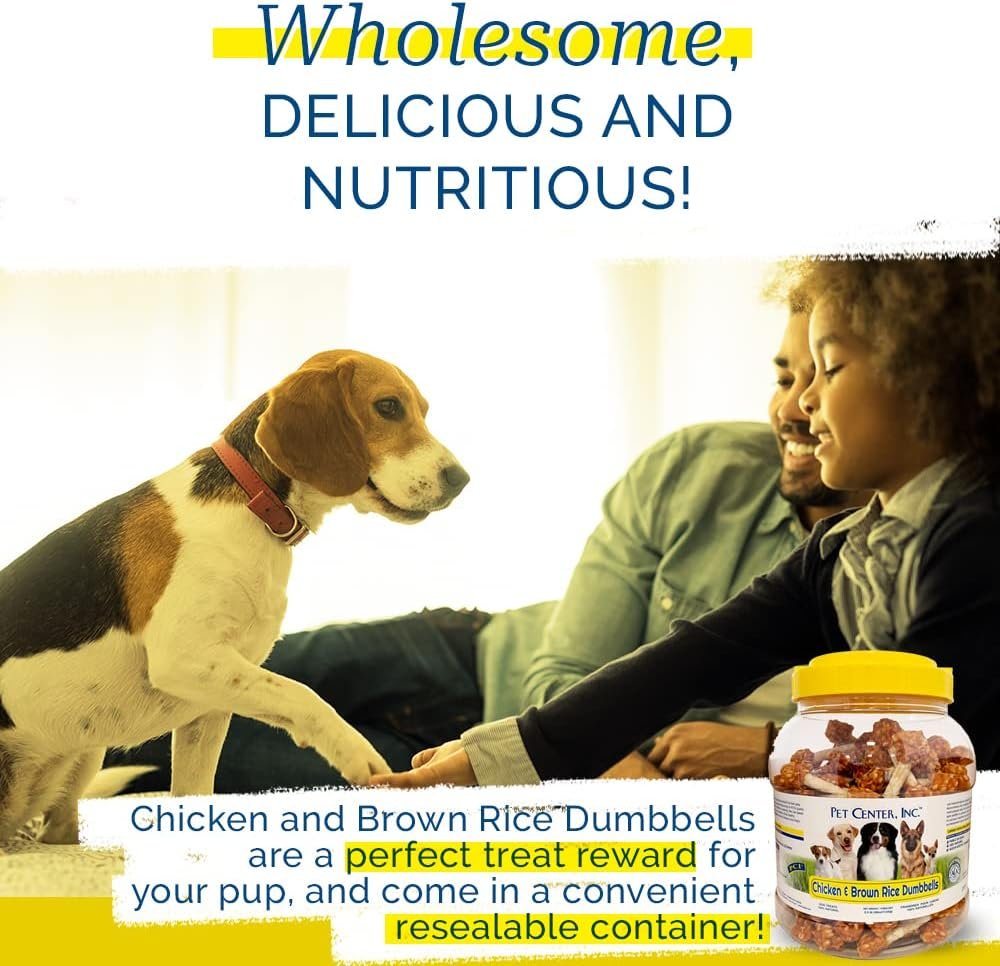 Pet Center Inc. (PCI) - Chicken and Brown Rice Dumbbells, 2.5lbs. - Adult Dog Treat - Image 5