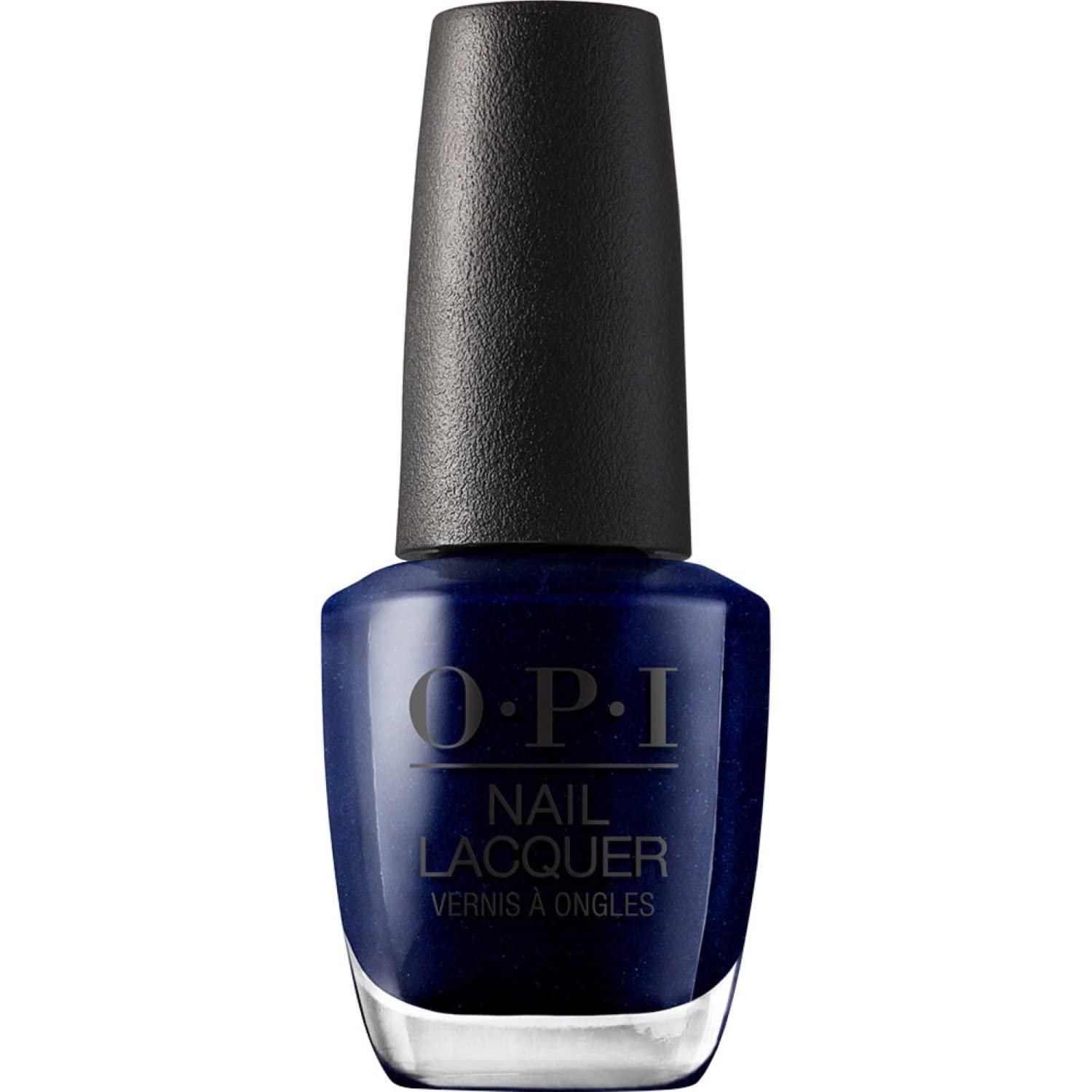 OPI Nail Lacquer Nail Polish | Opaque Dark Blue Purple Shimmer Chip Resistant Nail Polish | Vegan, Fast Drying, Streak Free - Image 2