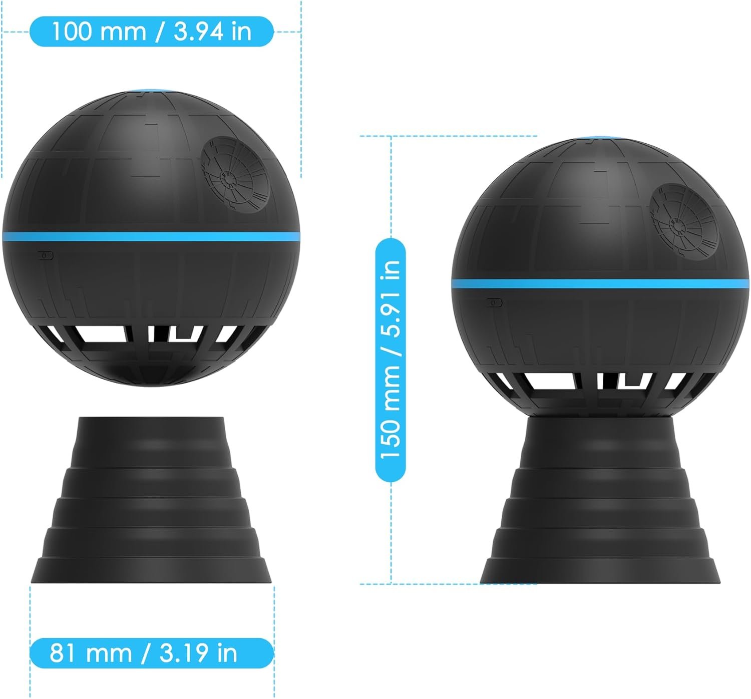 DS2 Wireless Bluetooth Speaker, Portable Bluetooth Speaker,1500mAh Battery 10 Hours Play time,5W Speaker Bluetooth 5.1,Star Wars Fans Gifts,for Home,Office,Outdoor,Party - Image 8