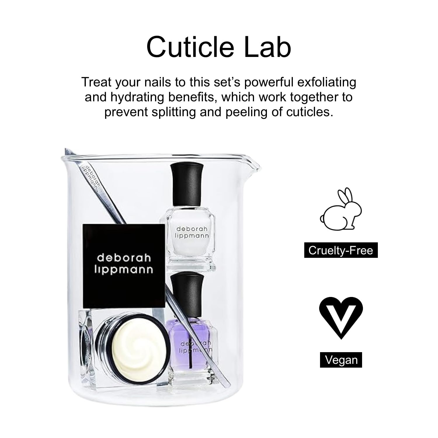 Deborah Lippmann Cuticle Lab | Cuticle Oil, Remover and Pusher with Repair Cream | No Soaking, No Peeling, No Nipping | 4-Piece Set - Image 4