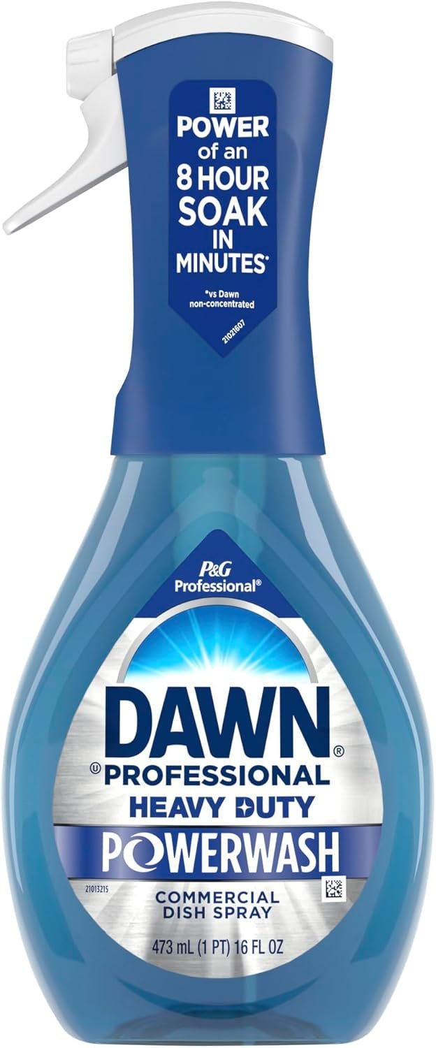 Dawn Professional Heavy-Duty Platinum Powerwash Dish Spray Starter Kit, Fresh, 16 Fl Oz, Blue, Pack Of 6 Starter Kits - Image 2