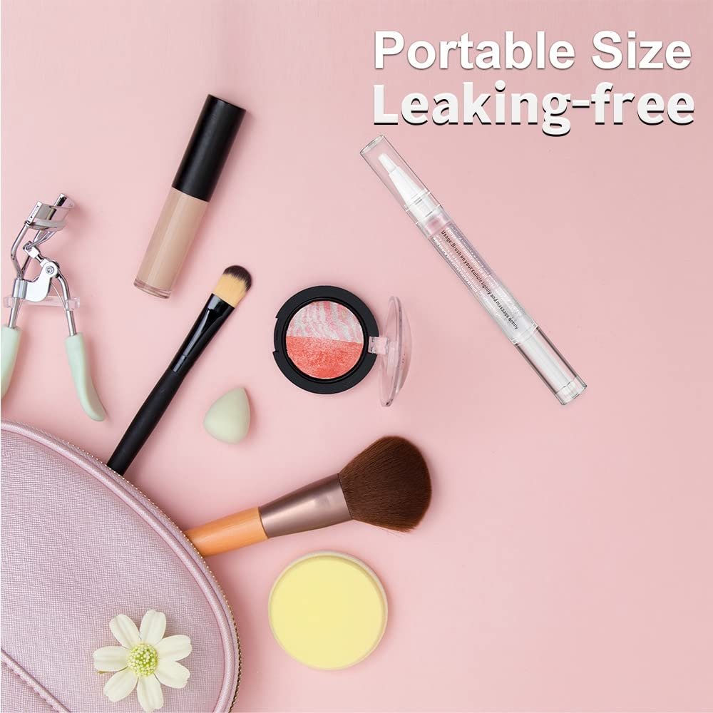 6Pcs Cuticle Oil for Nails, Cuticle Oil Pen Bulk, Moisturizing Cuticle Softner, Nail Growth Treatment, Cuticle Protectors, Nail Strengthener, Nail Care Set for Thin, Damaged, Cracked, Peeling Nails - Image 7