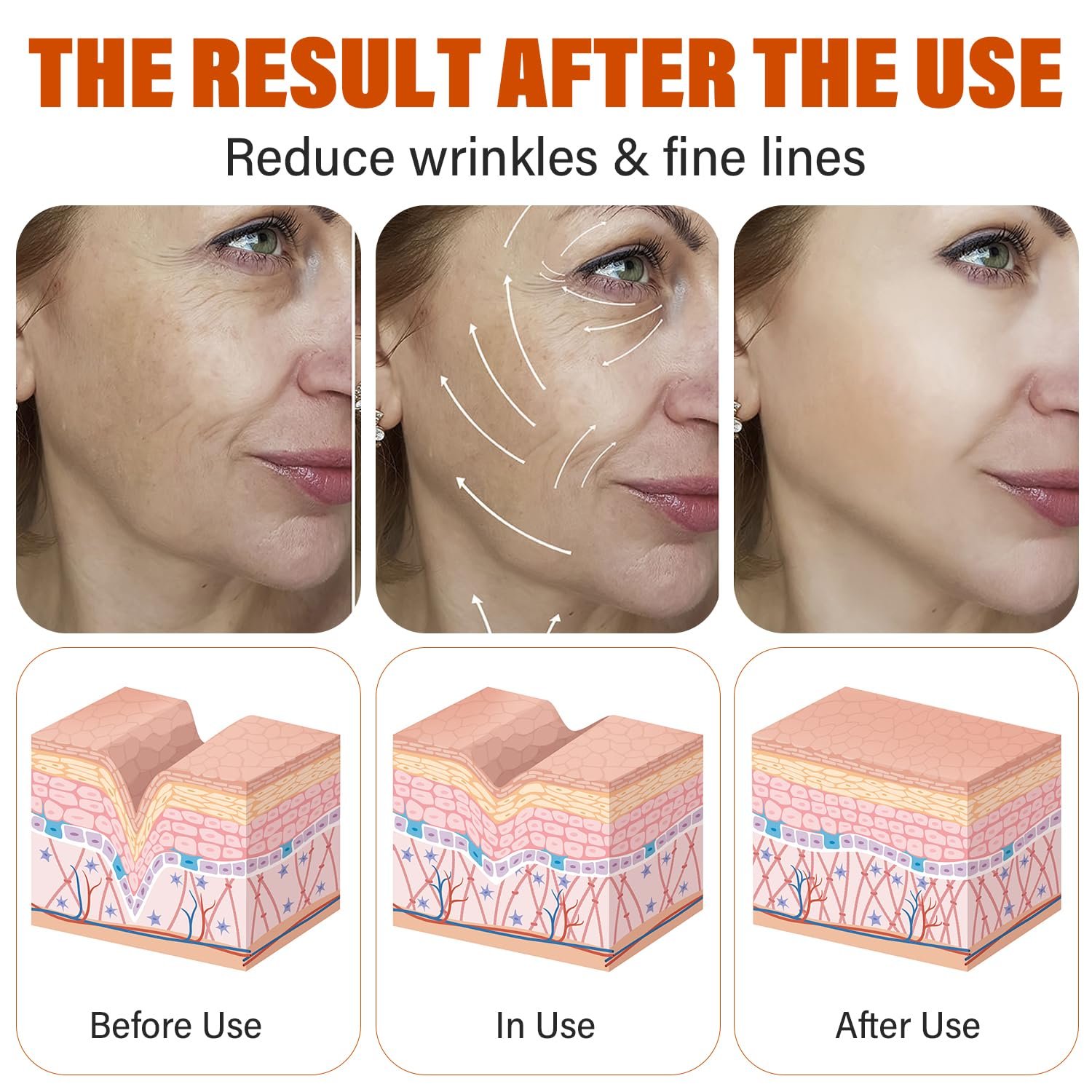 Super Vitamin C Serum for Women over 70: All-In-One Hydrating Anti-Aging Formula - Vitamin C, Hyaluronic Acid, Vitamin E, Caffeine, Hydrating, Lifting, Face Wrinkle & Age Spots Reduction - Image 9