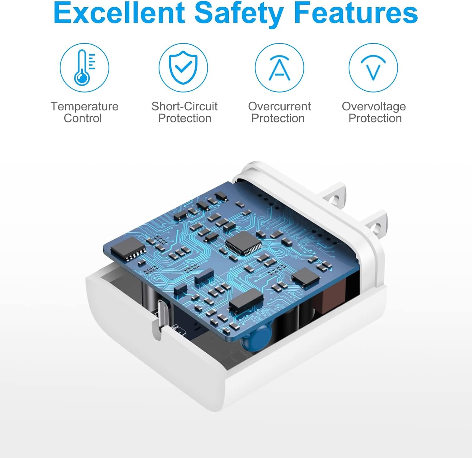 iPhone 16 15 Charger Fast Charging 10Ft - 2 Pack 20W USB C Wall Charger Block and Type C to C Cable Compatible with iPhone 16/16 Pro/16 Pro Max/iPhone 15, iPad Pro, Air 5/4, iPad 10/Mini 6 - Image 4