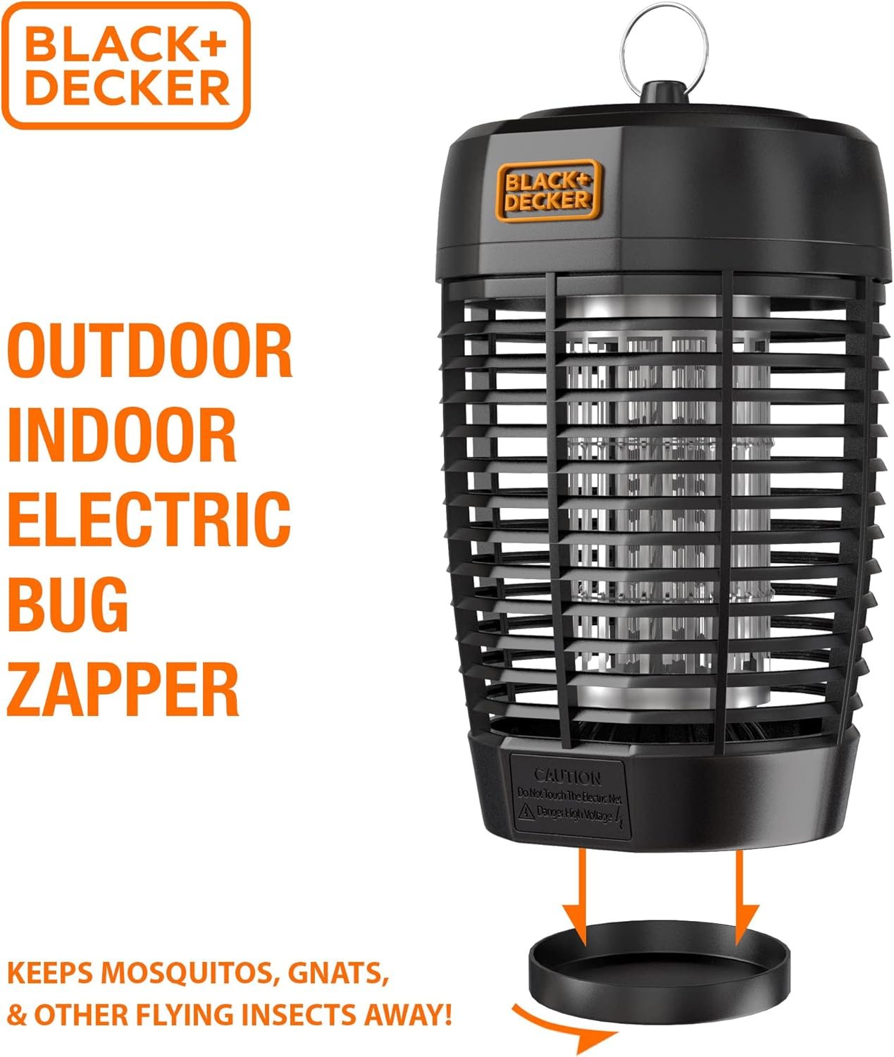 Black + Decker Bug Zapper- Mosquito Repellent Outdoor & Fly Traps for Indoors- Mosquito Zapper & Fly Killer- Gnat & Moth Traps for Home, Deck, Garden, Patio & More - Image 6
