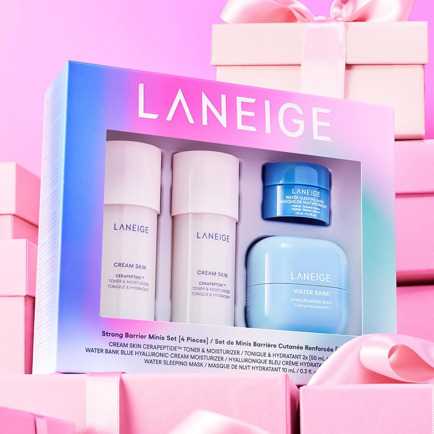 LANEIGE Cream Skin Refillable Toner & Moisturizer with Ceramides and Peptides: Korean Milky Toner, Amino Acid, Nourish, Hydrate, Barrier-Boosting, Visibly Firm - Image 4