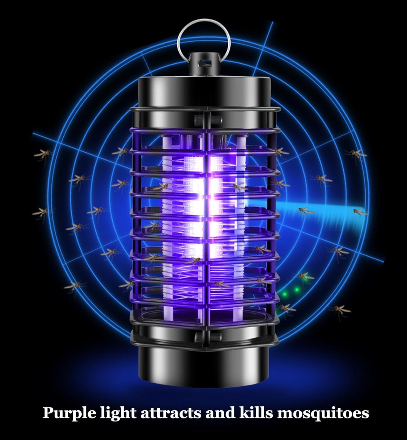 Bug Zapper Outdoor/Indoor,Mosquito Killer lamp,Mosquito Killer Outdoor Mosquito Zapper - UV Indoor Fly Trap, Insects Control, Home & Patio Mosquito Trap. - Image 5