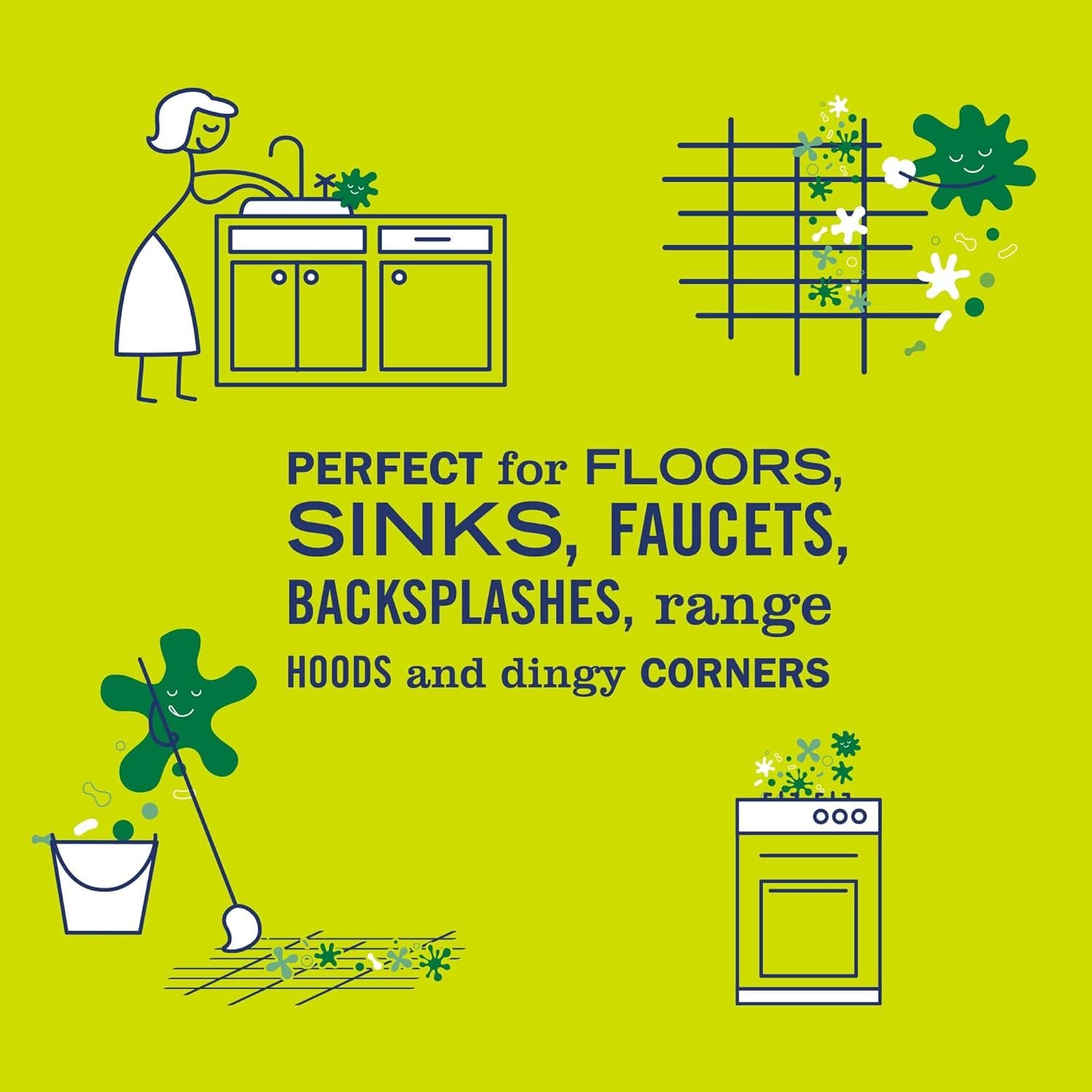 MRS. MEYER'S CLEAN DAY Probiotic Multi-Surface Concentrate Cleaner, Lemon Verbena, Cleans Crevices And Tough Stains, 32 Fl Oz - Image 7