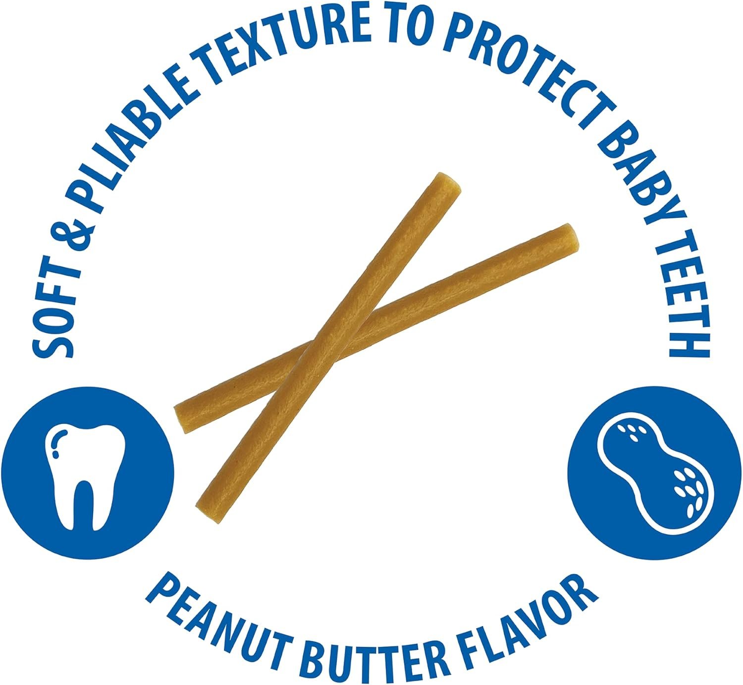 N-Bone Puppy Teething Sticks Peanut Butter Flavor, 3.74-oz Bag - Image 5