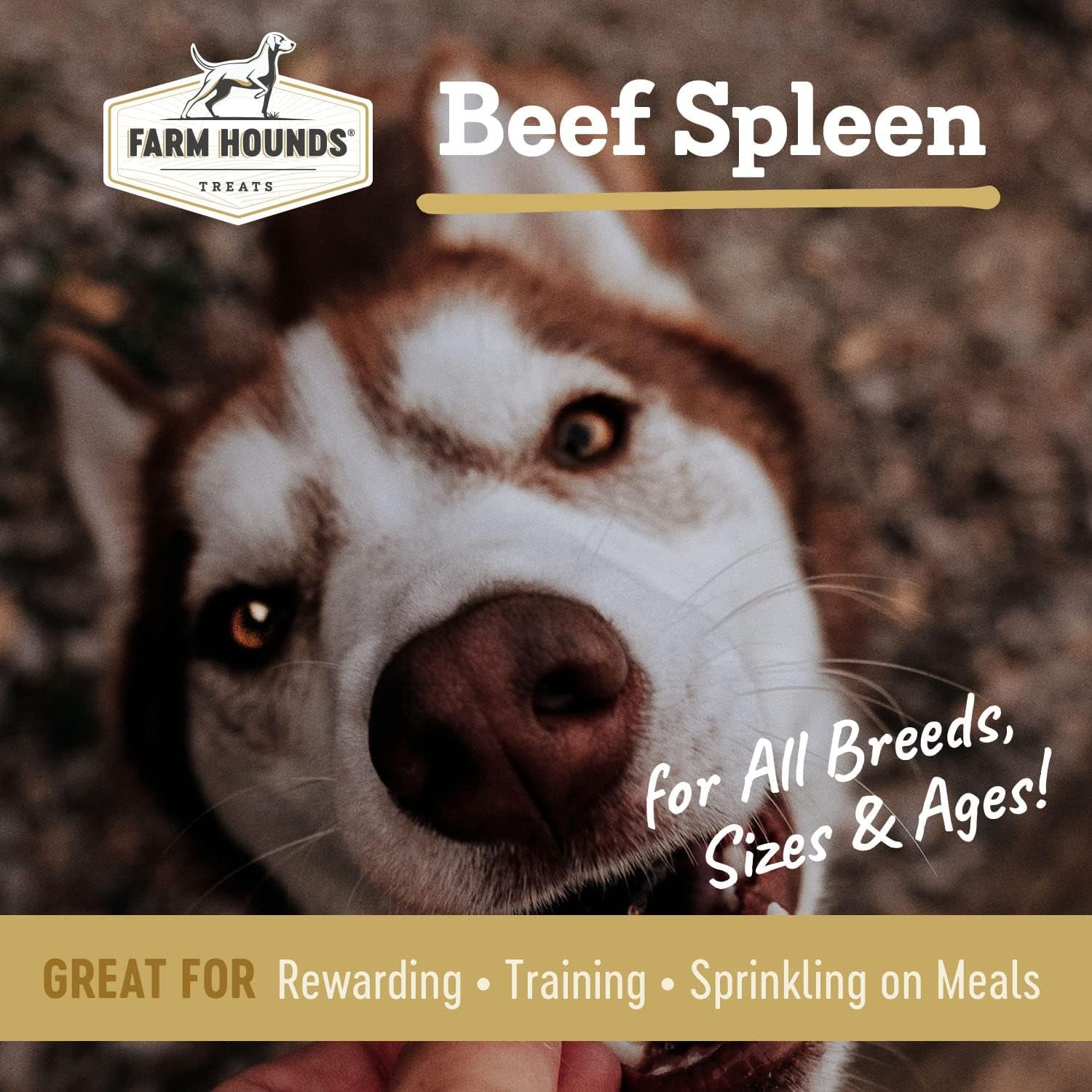 Farm Hounds - Beef Spleen - Premium Natural Beef Spleen Jerky For Dogs - Made From 100% Humanely Raised Cattle - Organ Treat - Great For Training & Treats - No Added Fillers - Made in USA -4oz -1 Pack - Image 3