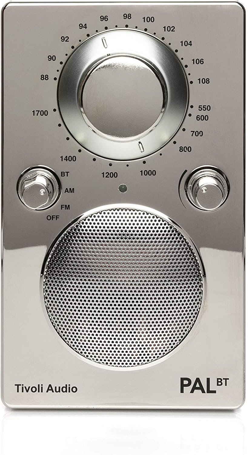 Tivoli Audio PAL BT Portable Bluetooth AM/FM Radio (Chrome) - Image 2