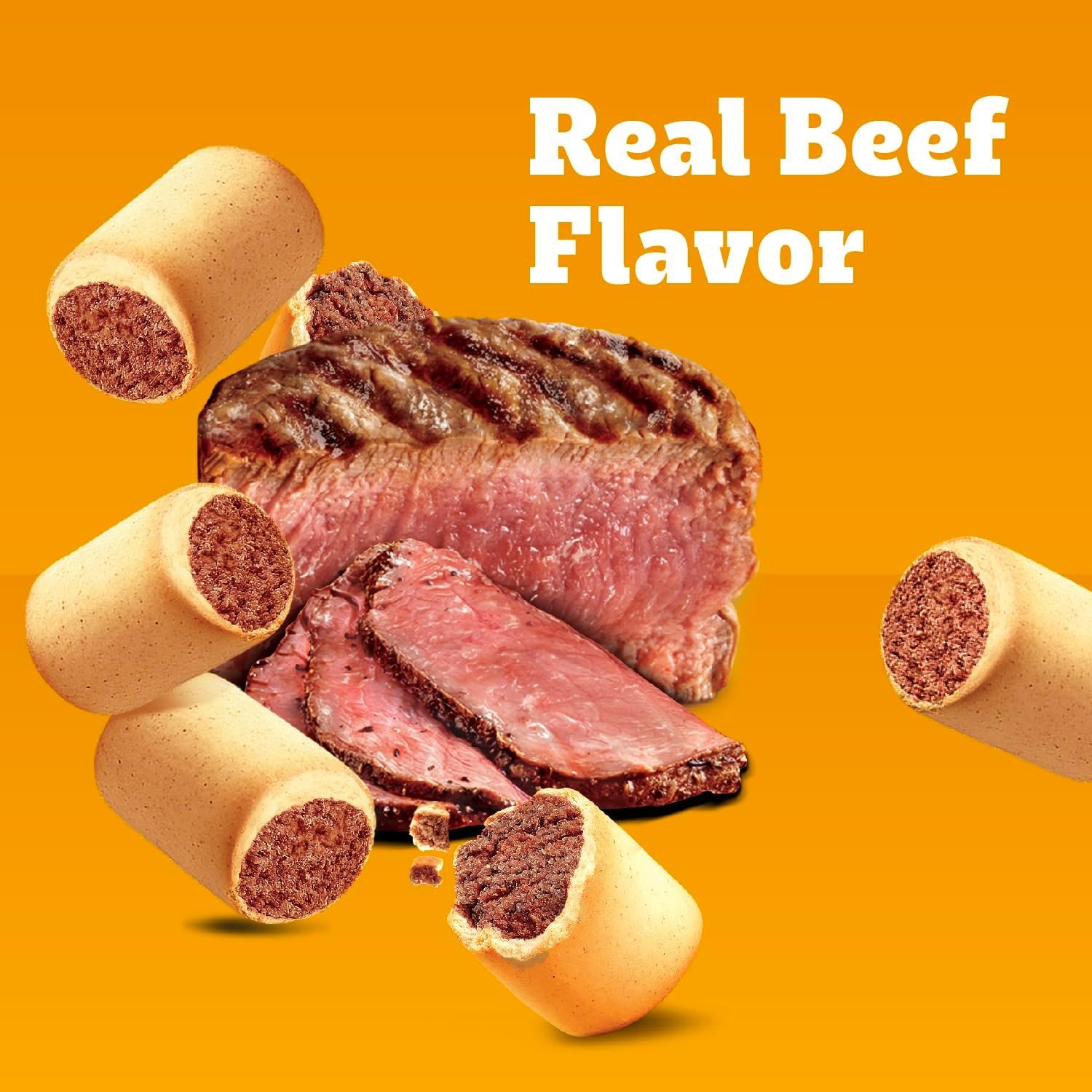 PEDIGREE MARROBONE Dog Treats Real Beef Flavor Crunchy Dog Biscuit, 6 lb. Pack - Image 4